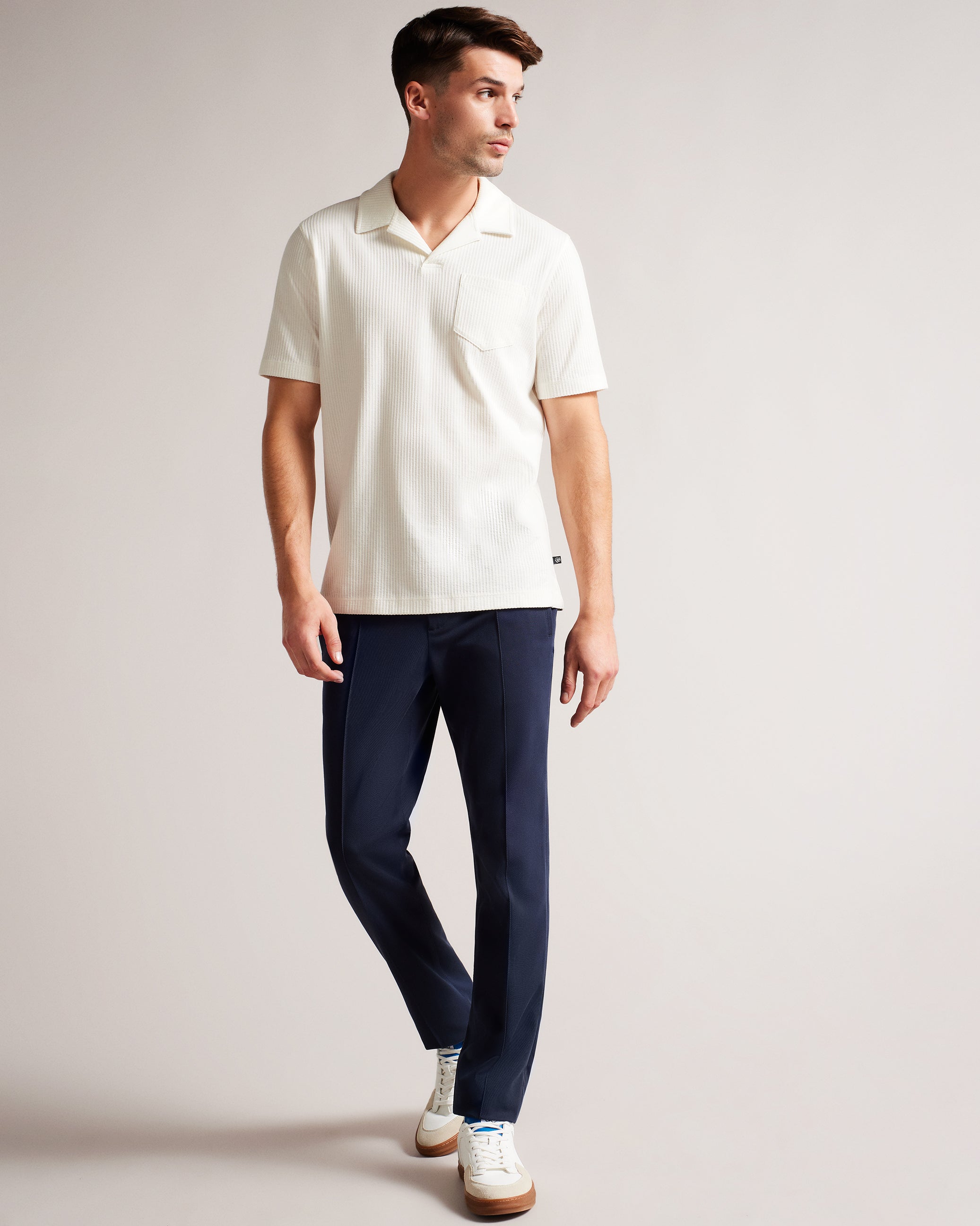 Arkes Ss Regular Fit Polo Shirt White