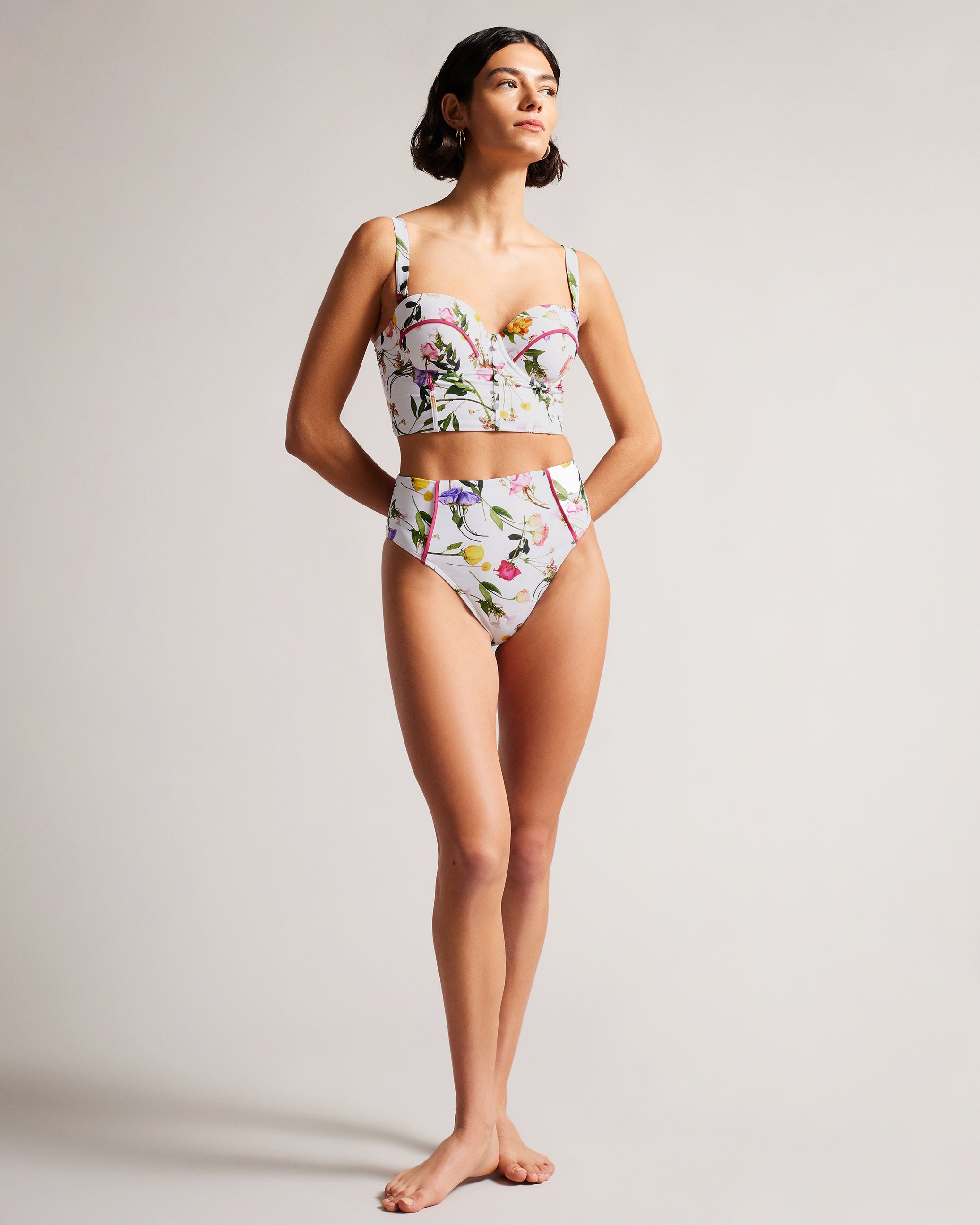 Buy Rosaby High Waisted Floral Bikini Bottoms Ted Baker UAE Ted