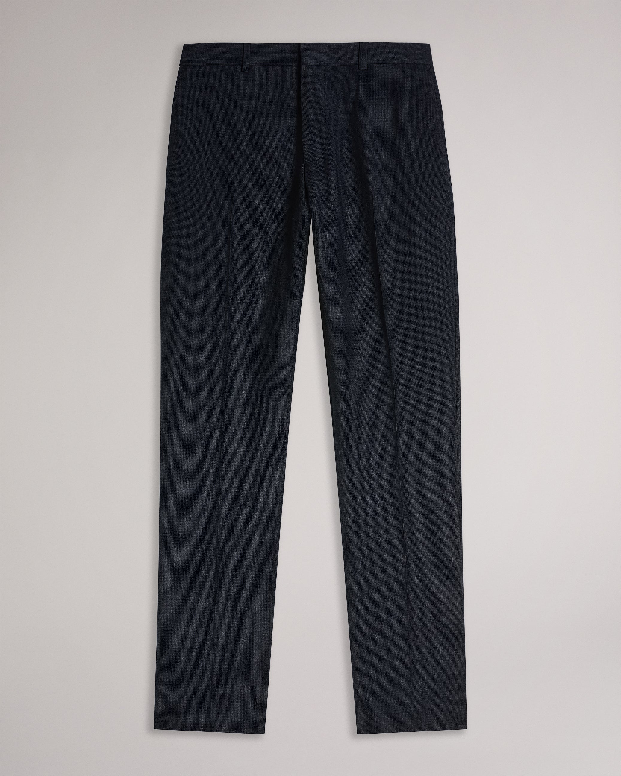 Forbyts Navy Puppytooth Trousers Navy