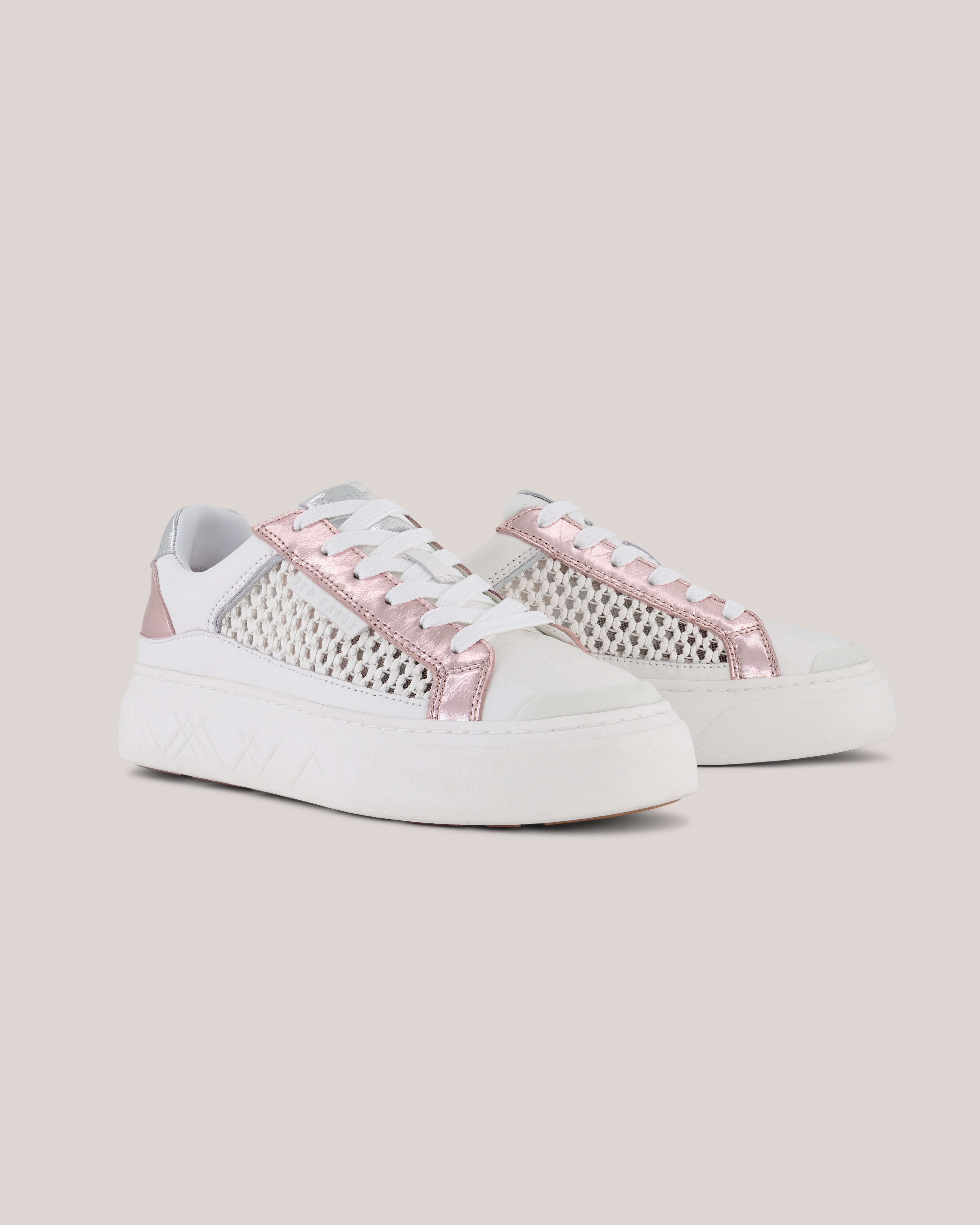 Adiison Branded Platform Trainer Pink
