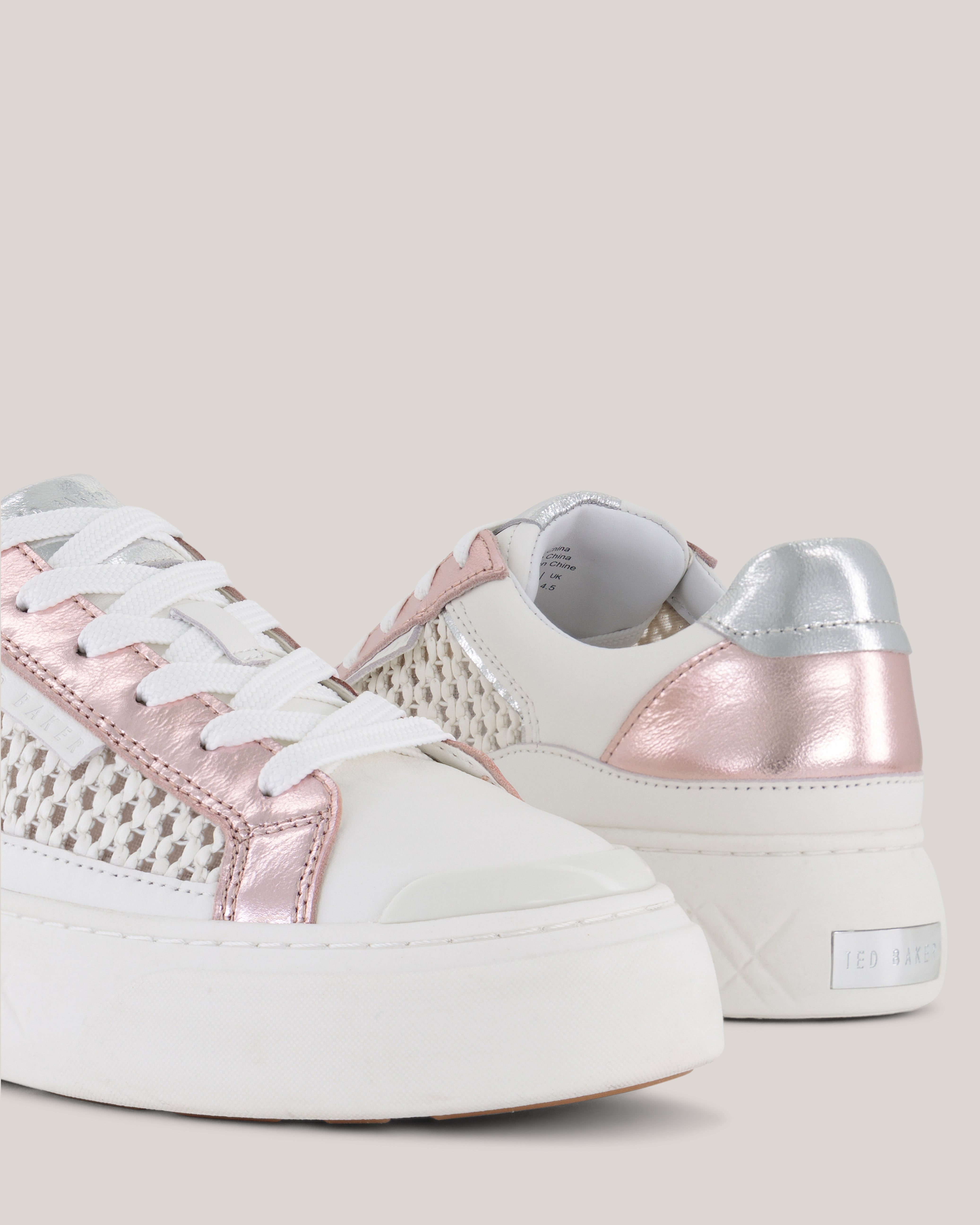 Adiison Branded Platform Trainer Pink