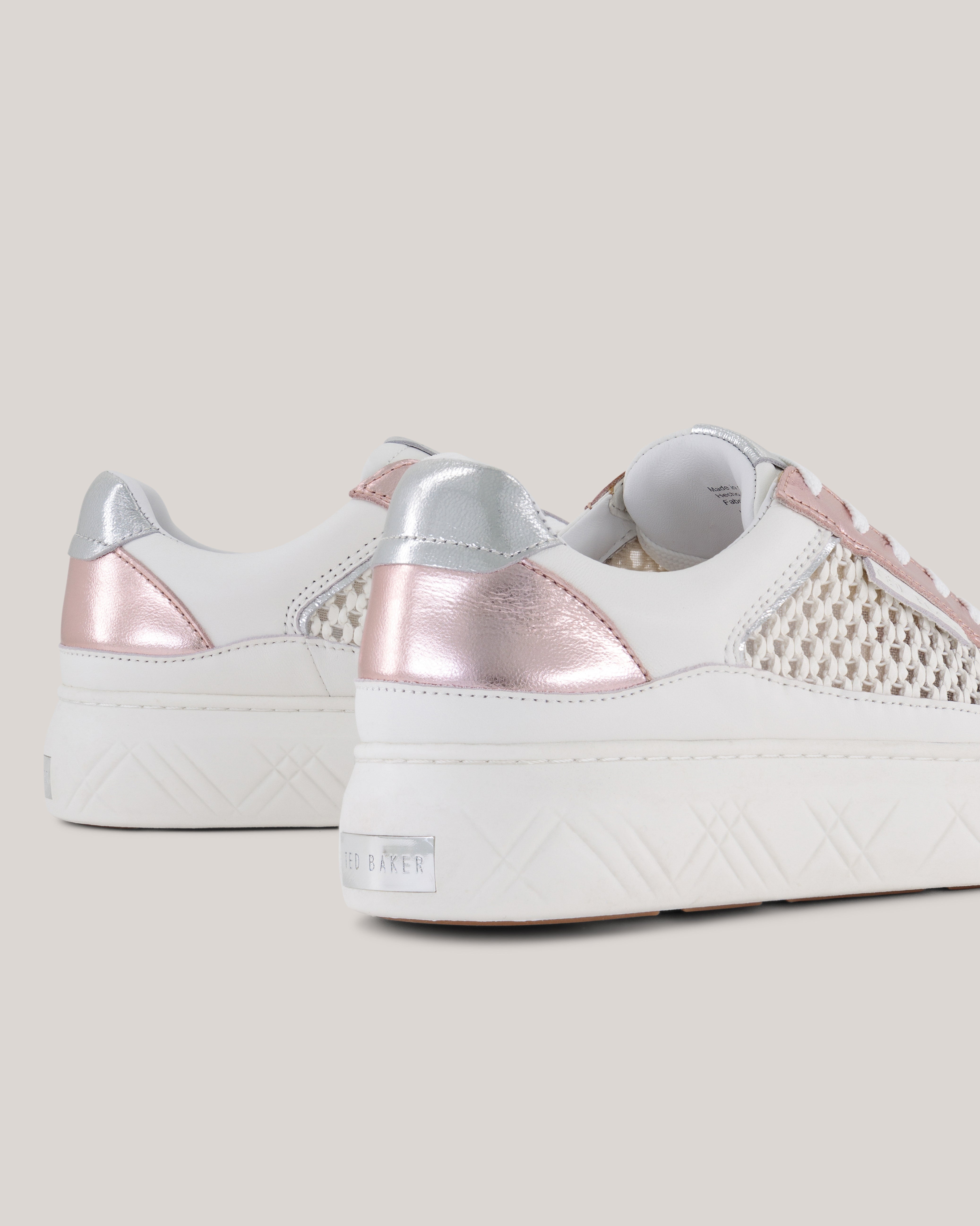 Adiison Branded Platform Trainer Pink