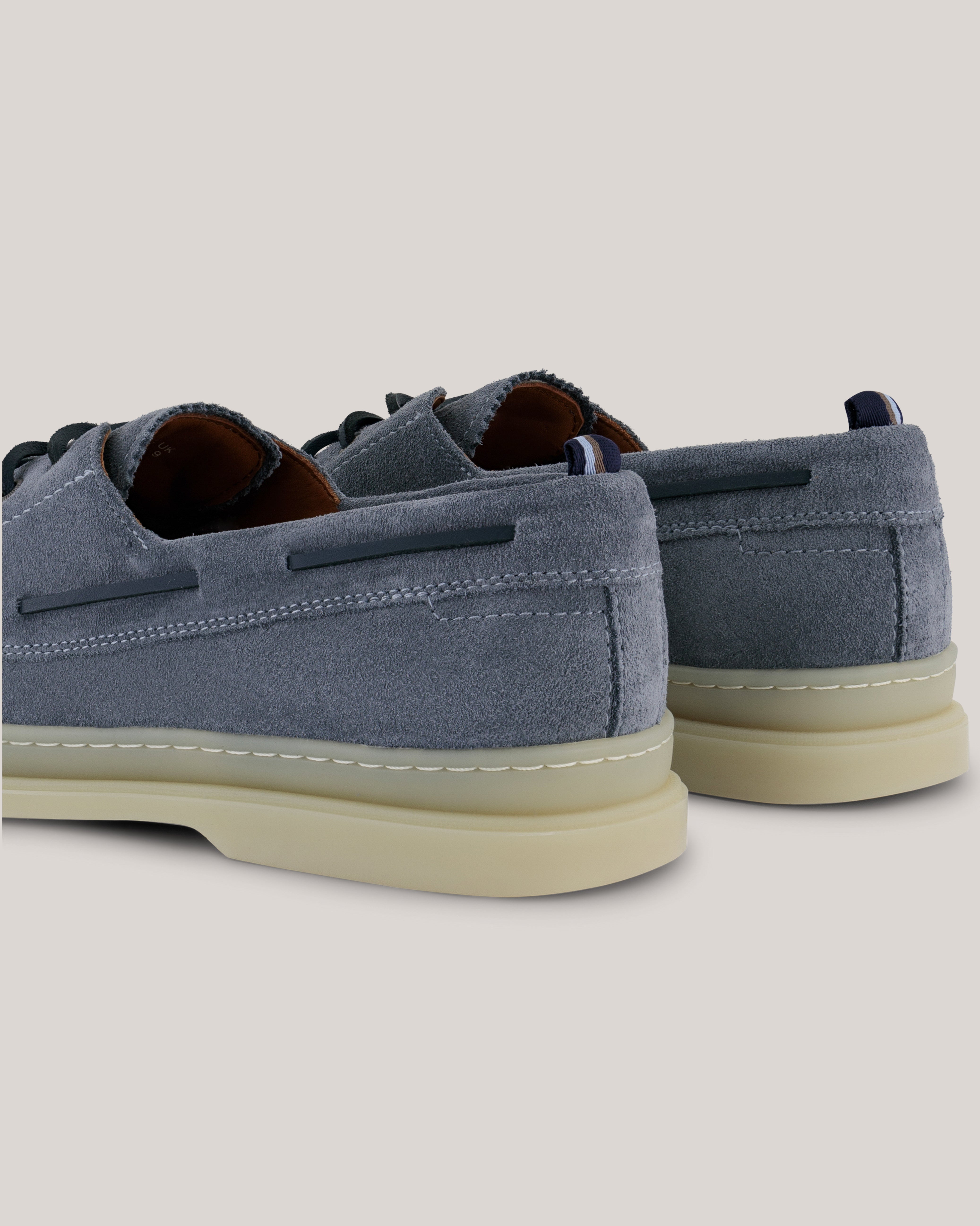Cromerr Platform Lace Up Suede Shoe Grey
