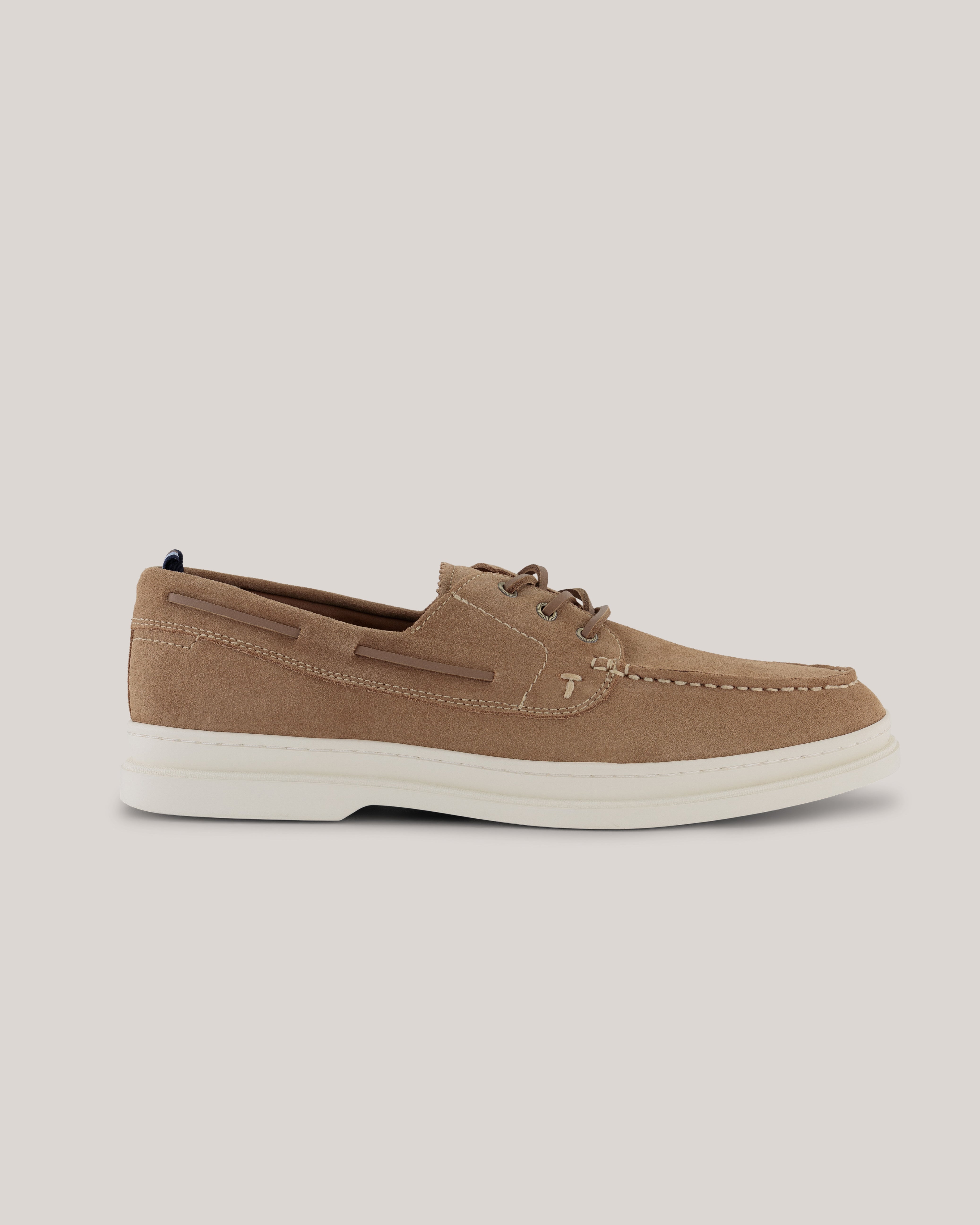 Cromerr Platform Lace Up Suede Shoe Tan
