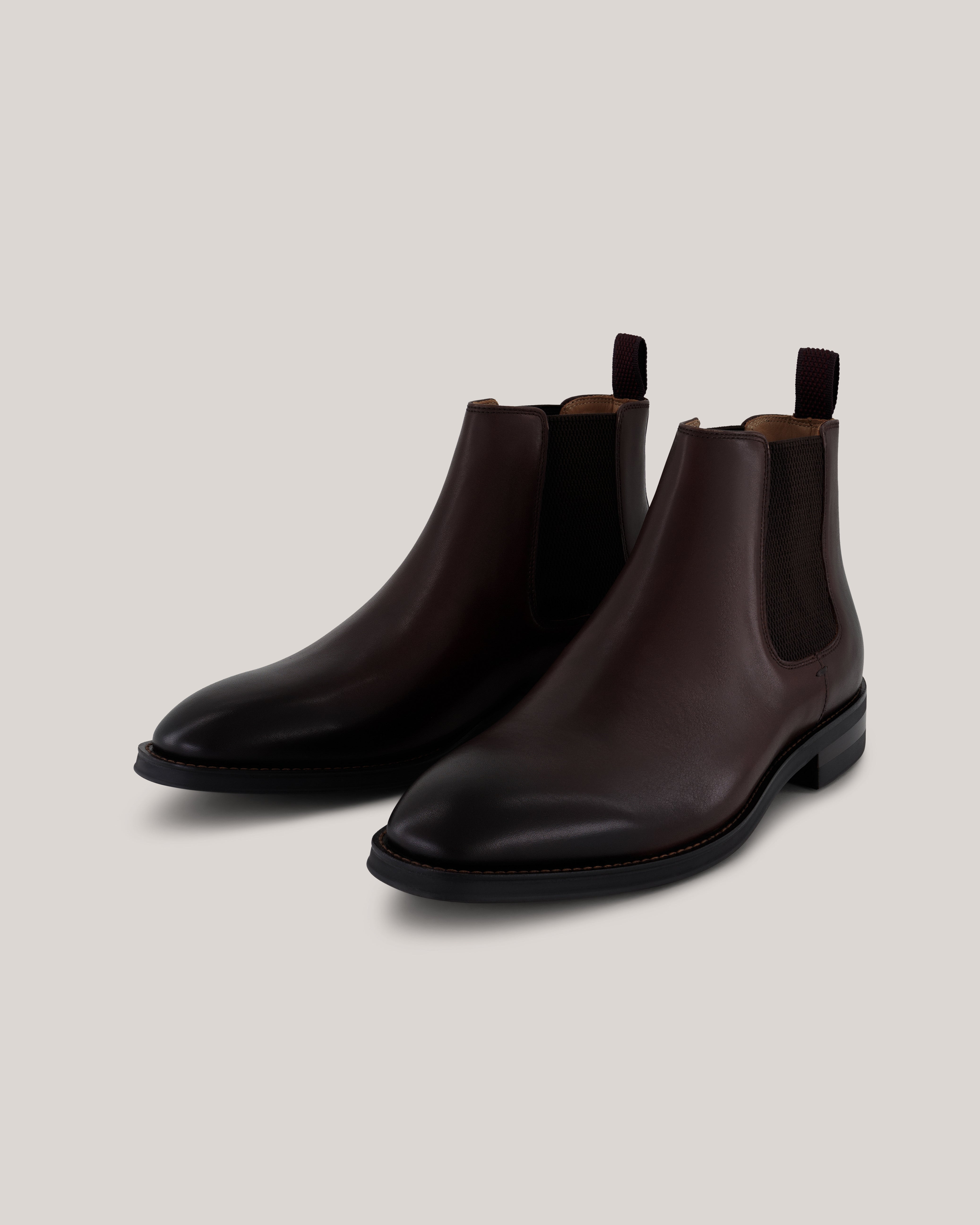Rmingtn Leather Chelsea Boot Dk-Brown