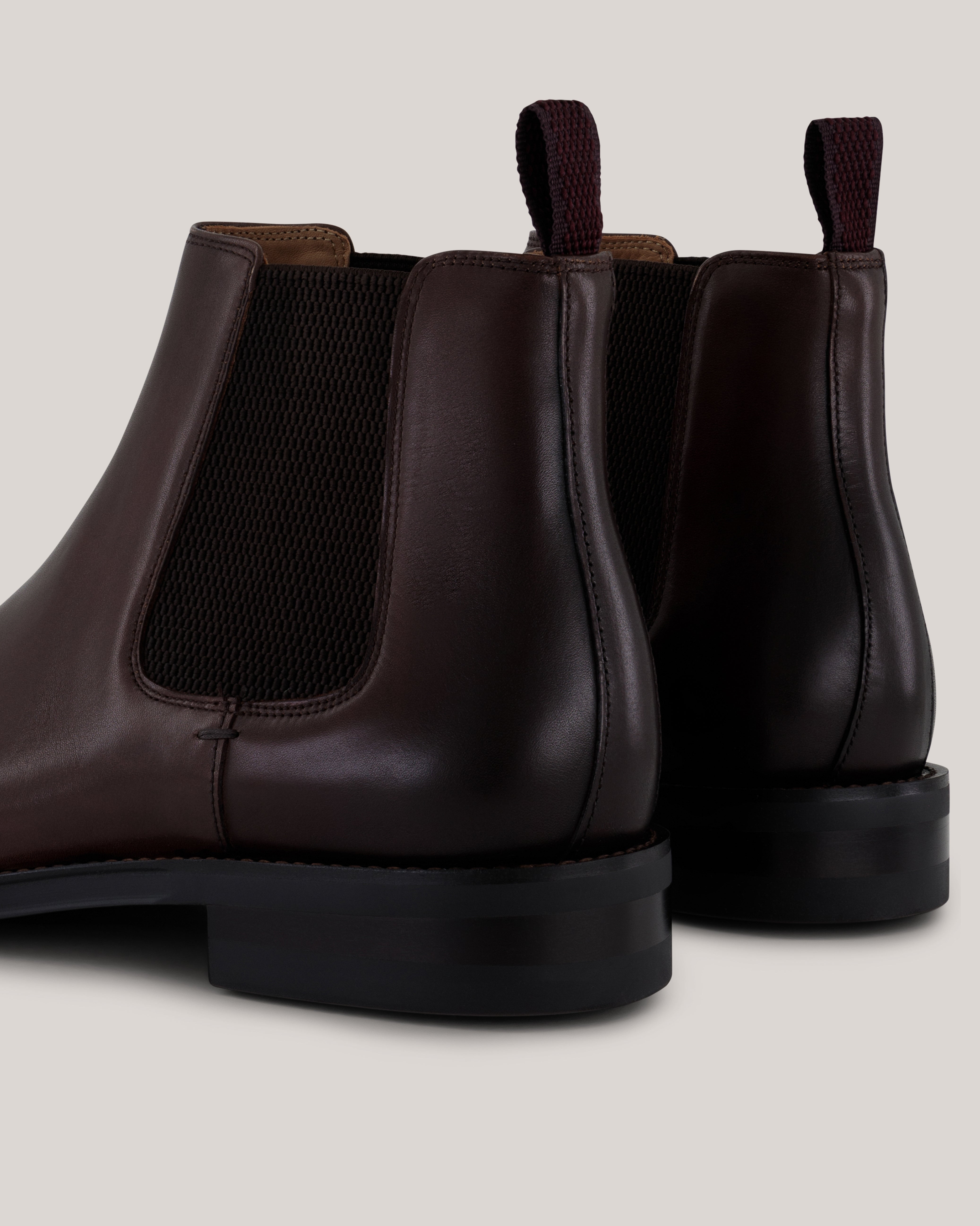 Rmingtn Leather Chelsea Boot Dk-Brown