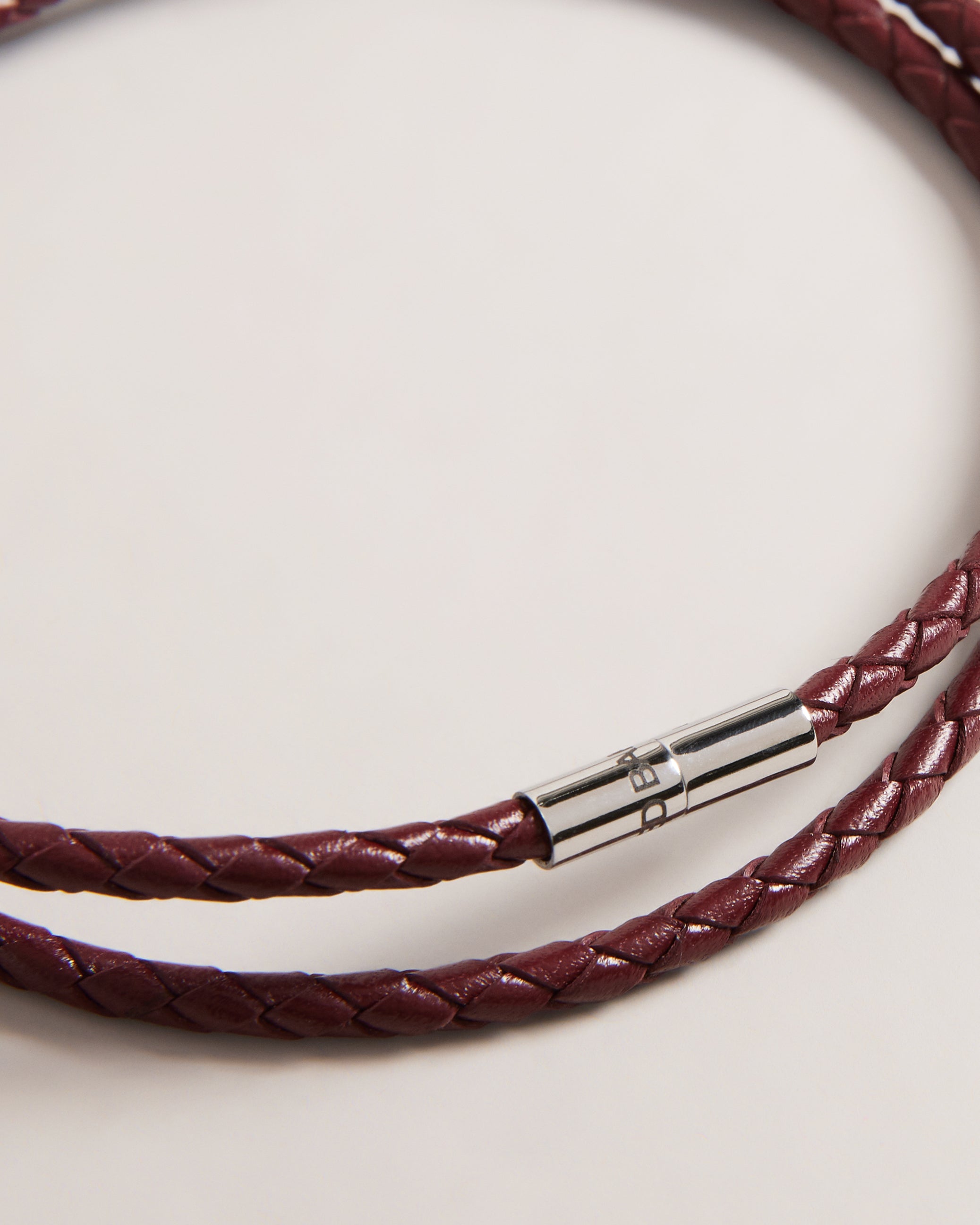 Ppound Woven Bracelet Oxblood