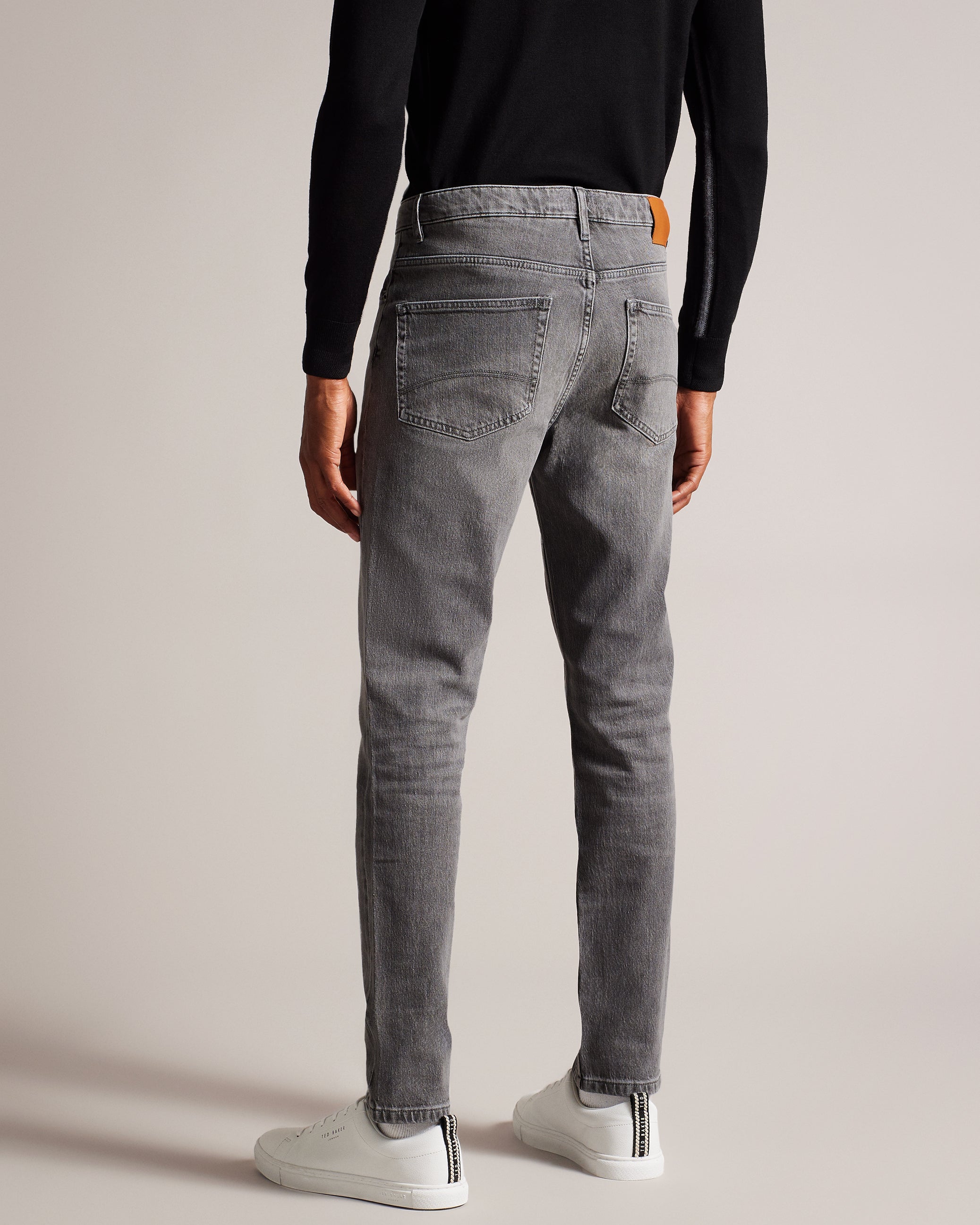 Elvvis Slim Fit Stretch Jeans Grey
