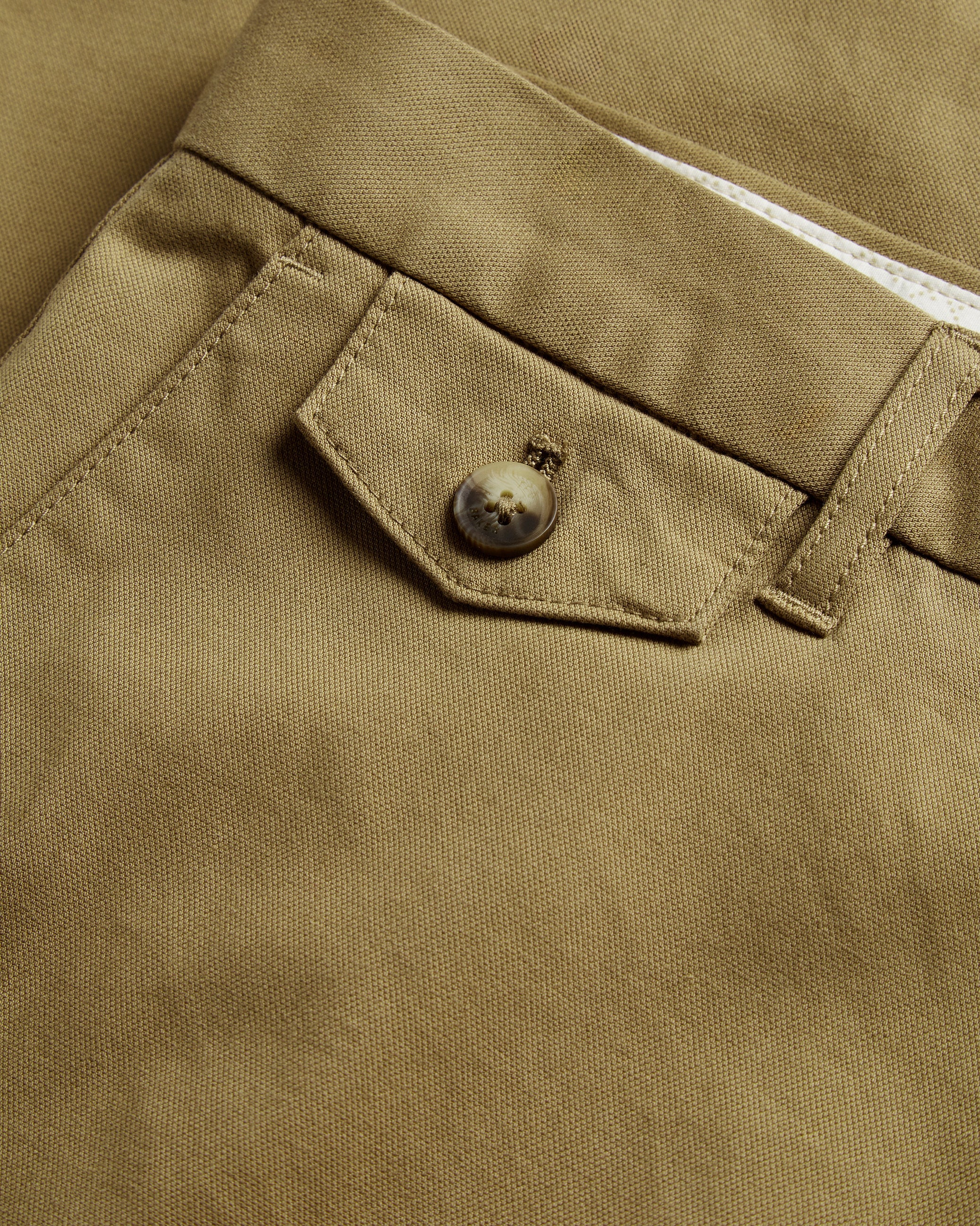 Haydae Slim Fit Textured Chino Trouser Tan