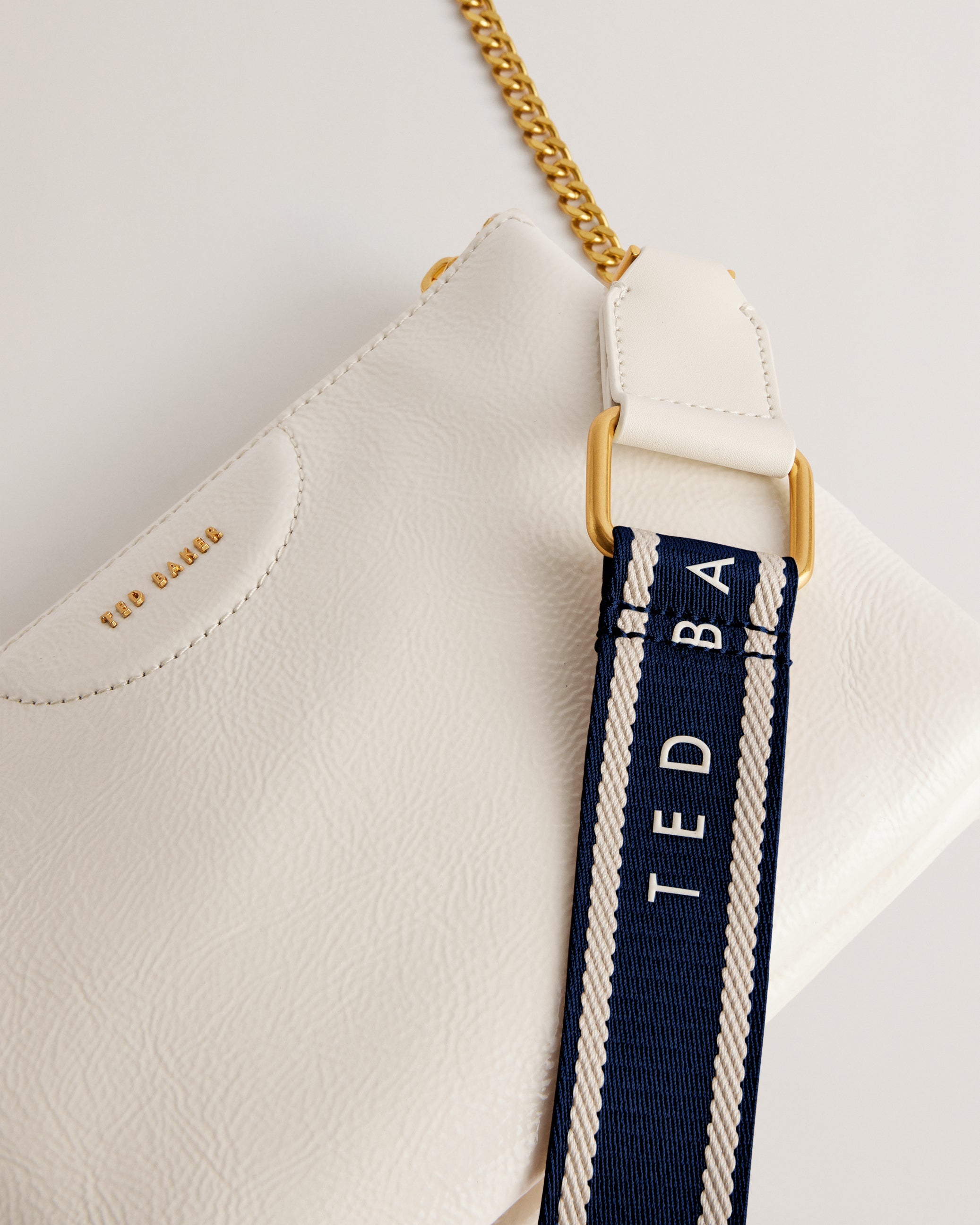 Esille Webbing Crossbody Bag Ecru