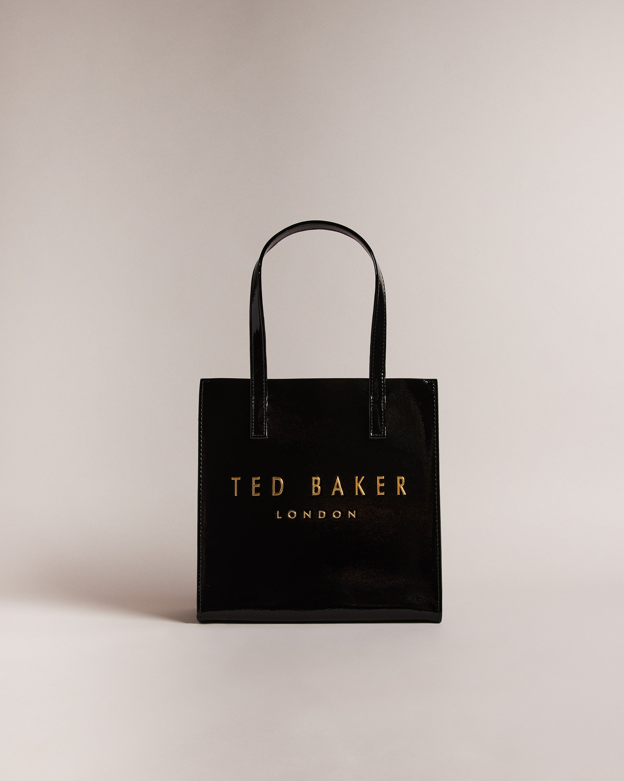 Shop Crinion Crinkle Small Icon Bag Black for Women - Ted Baker UAE ...
