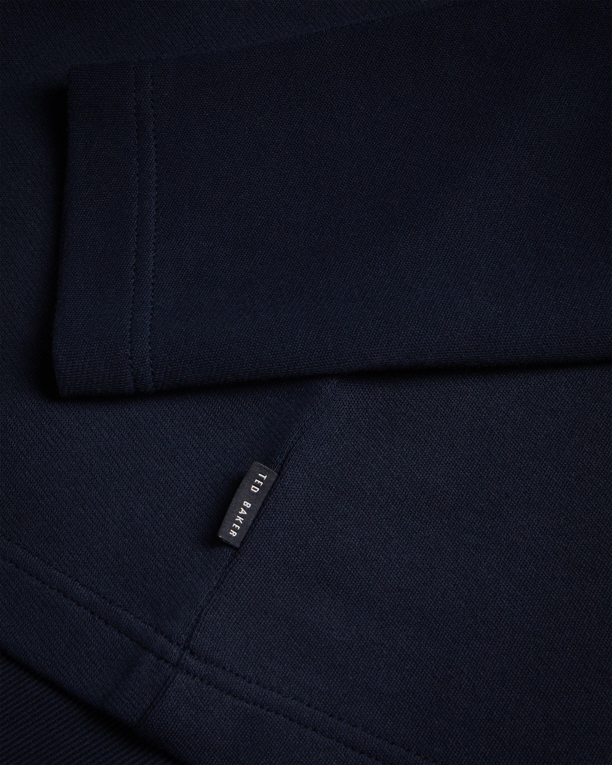 Gazine Long Sleeve Half Zip Pullover Navy