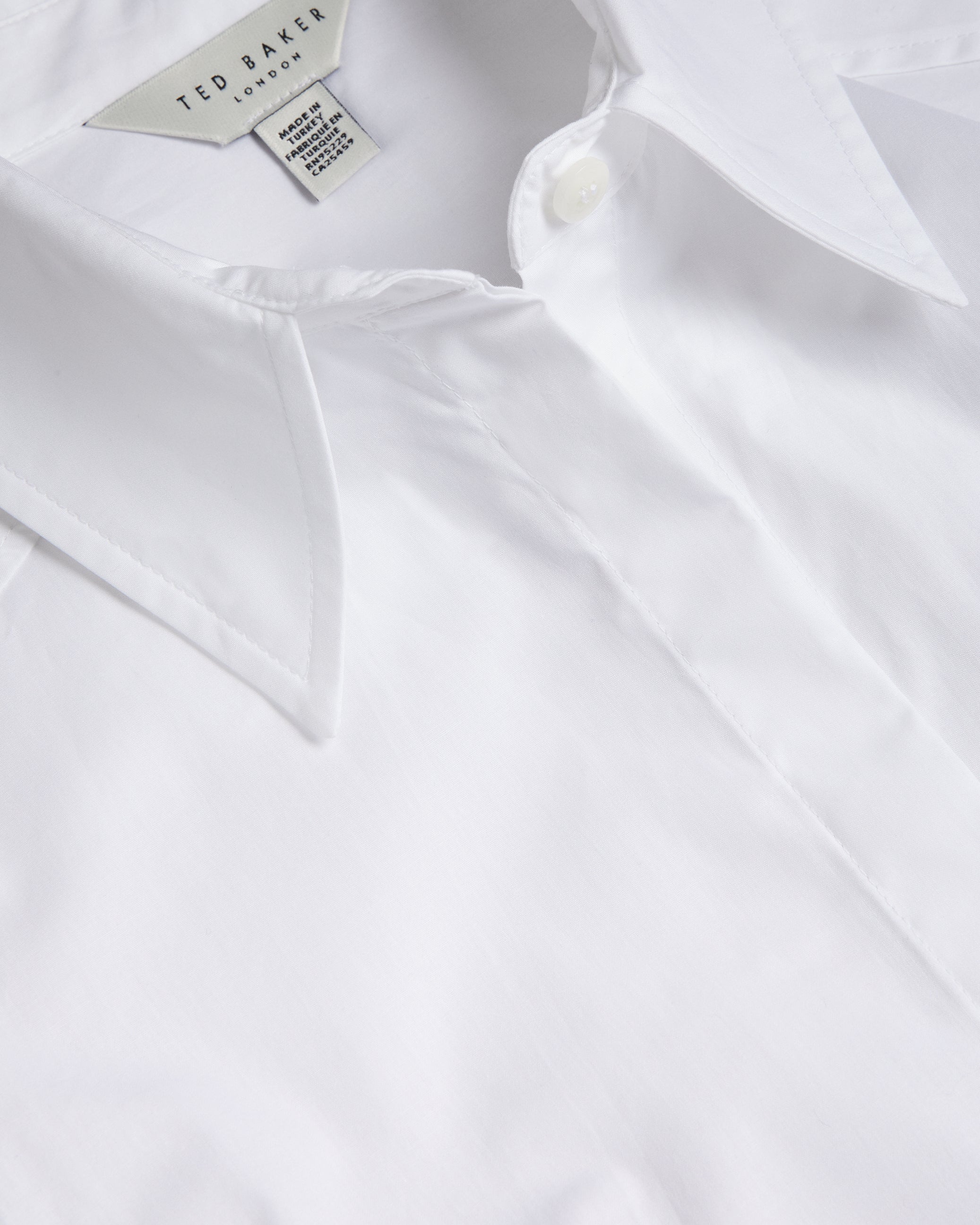 Buy Kayteii Expose Seam Detail Fitted Shirt White Ted Baker UAE