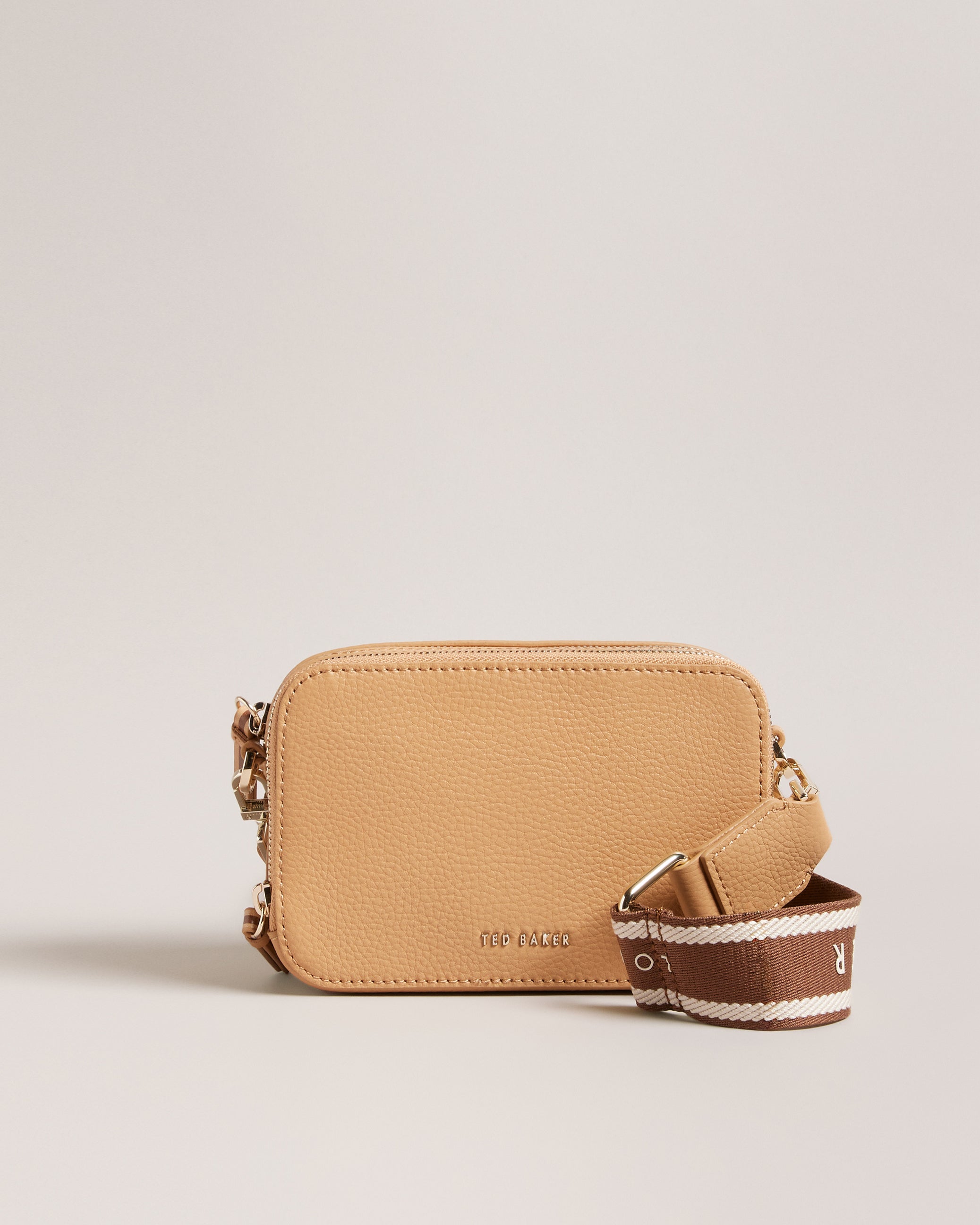 Stunna Mini Webbing Crossbody Bag Camel