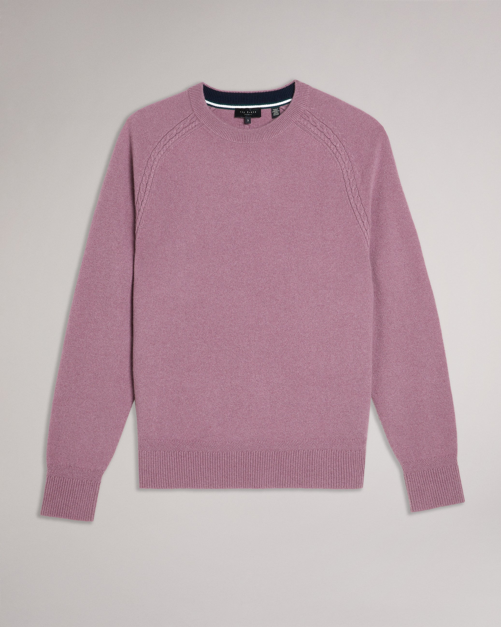 Glant Pure Cashmere Jumper Lt-Purple