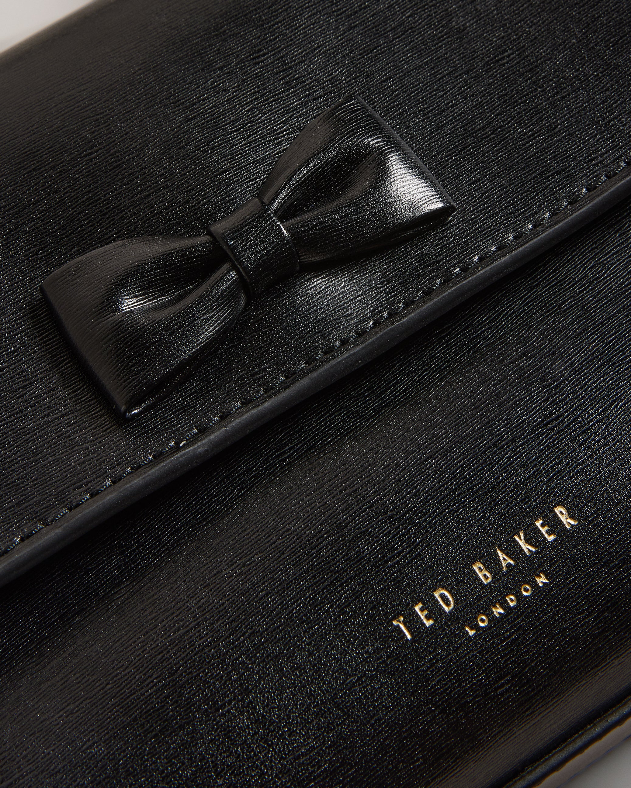 Baelli Bow Detail Mini Top Handle Bag Black