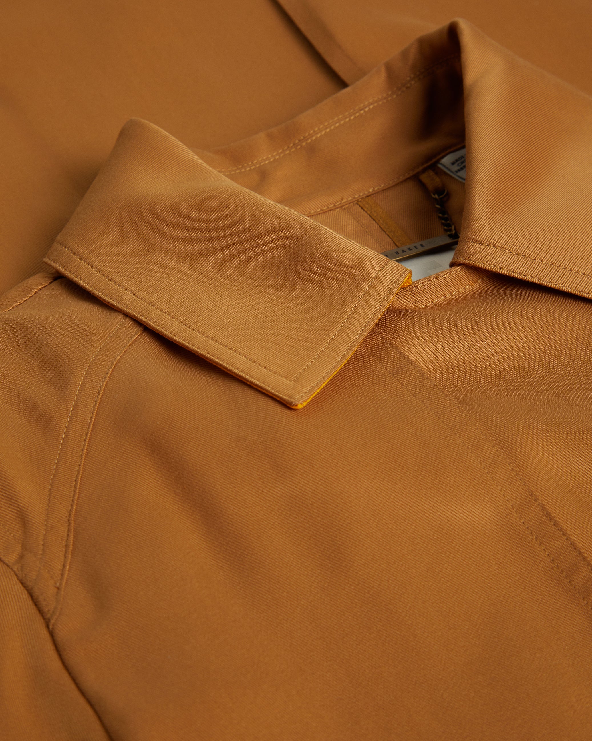 Biferno Colour Block Trench Coat Brown