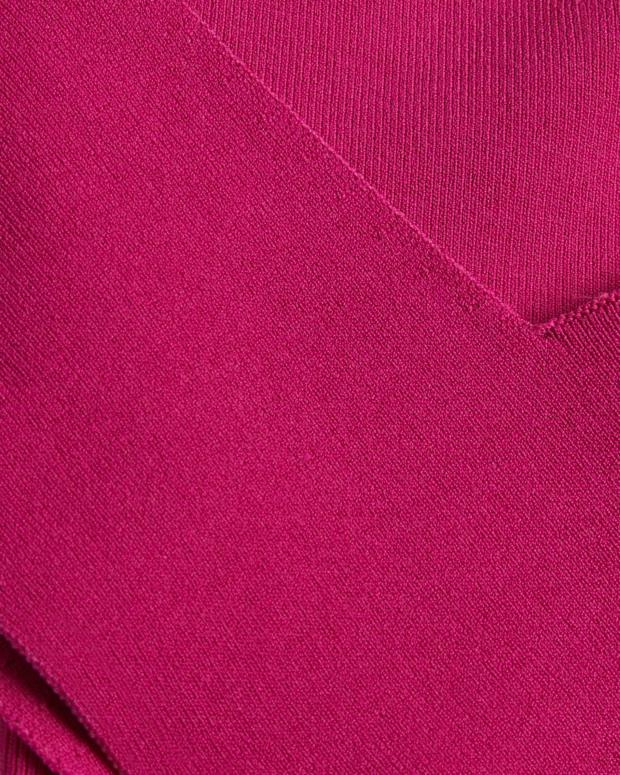 Brenha Cropped Knit Vest Top Purple