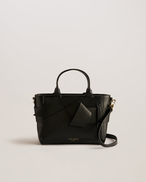 Buy Jimisie Mini Knot Bow Faux Leather Bag Black For Women Ted