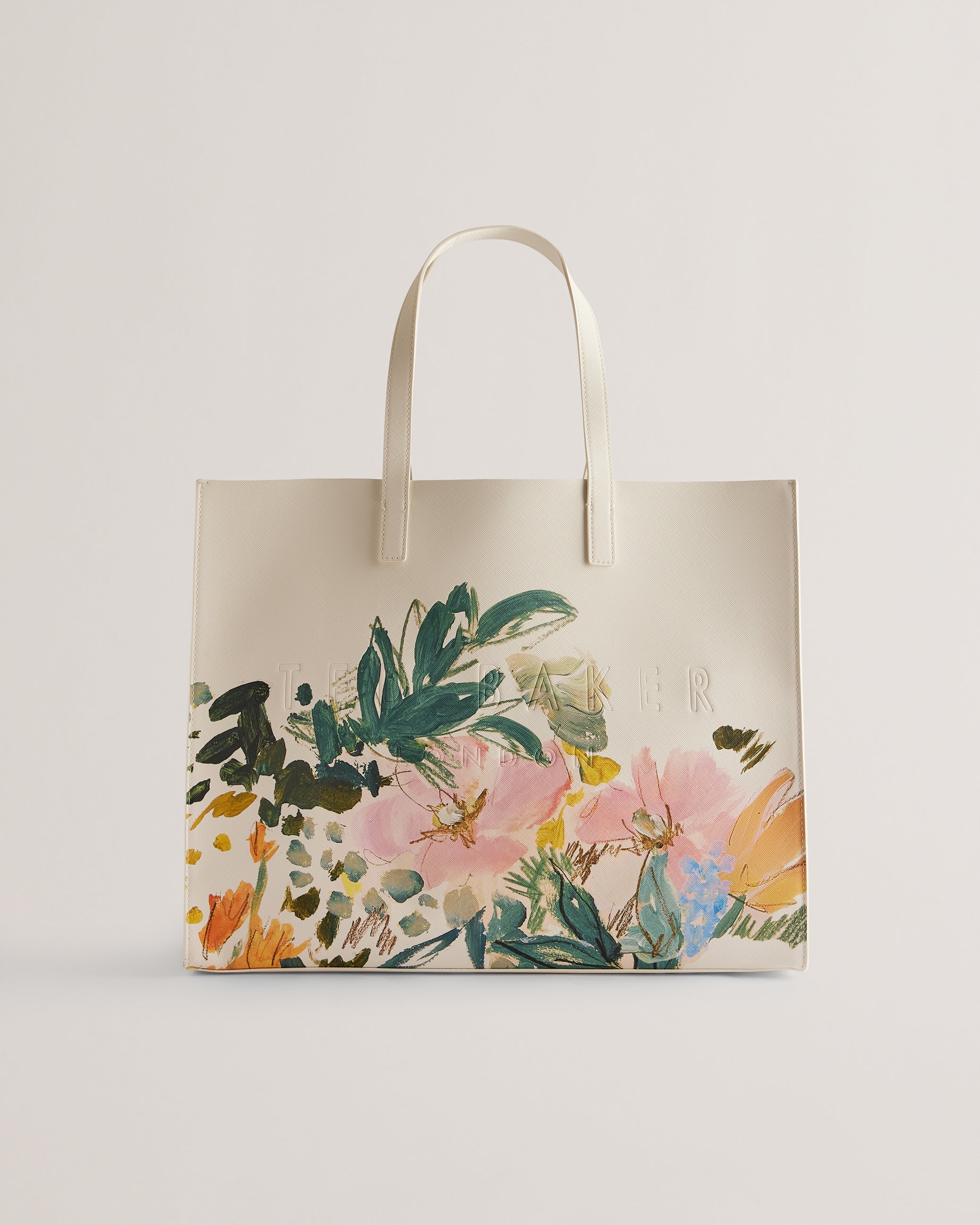 Meadcon Painted Meadow Large Icon Bag Cream