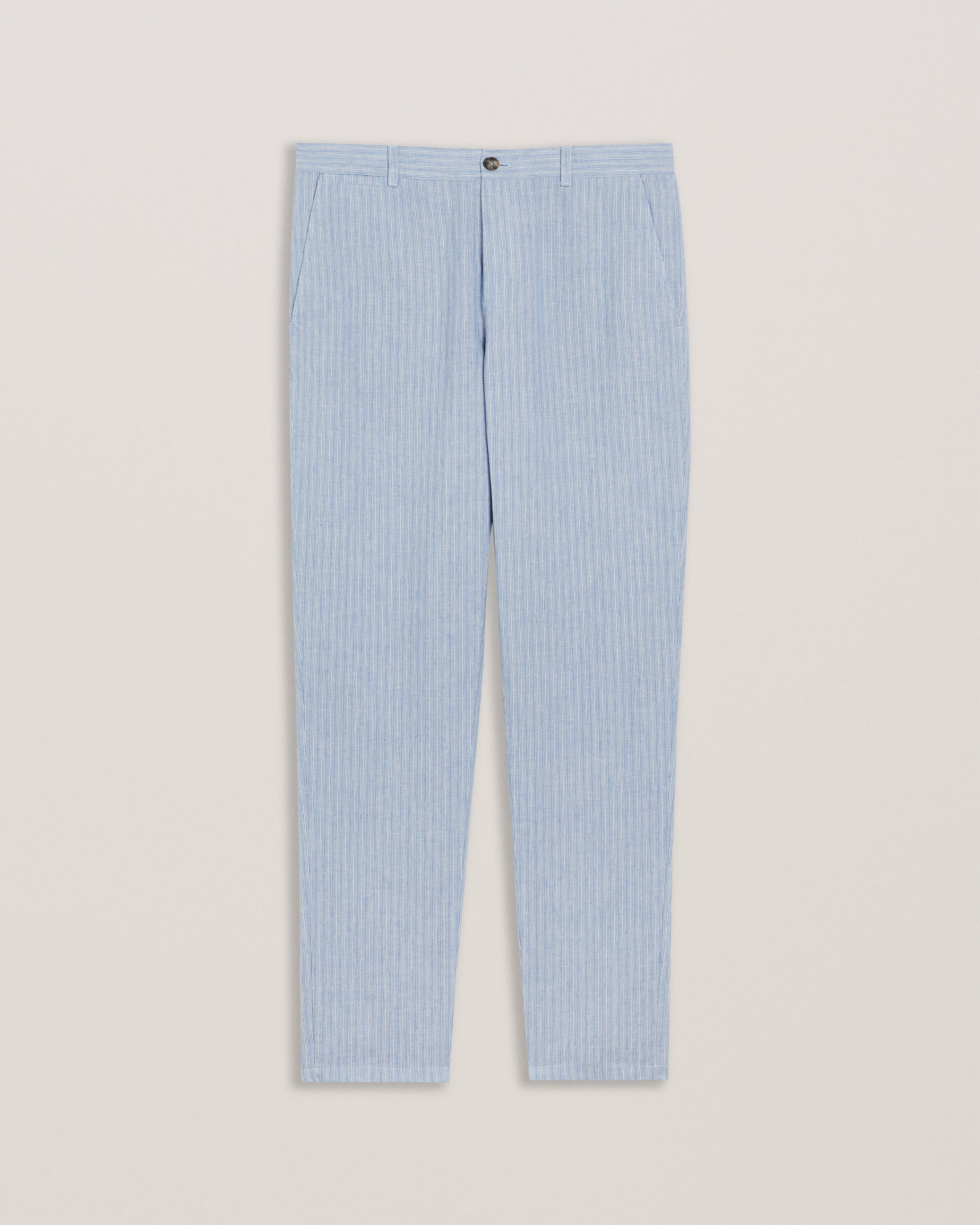 Heyes Striped Regular Trouser Pl-Blue