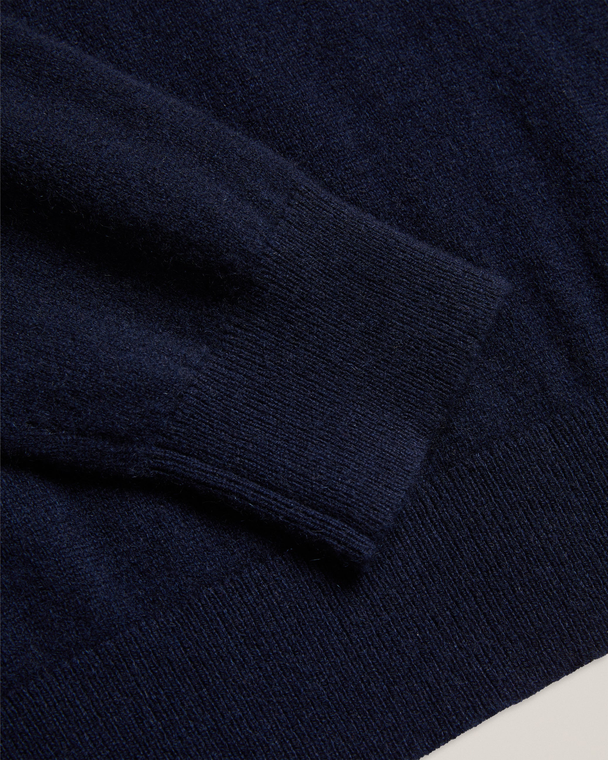 Atesy Ls Regular Cashmere Crew Neck Navy