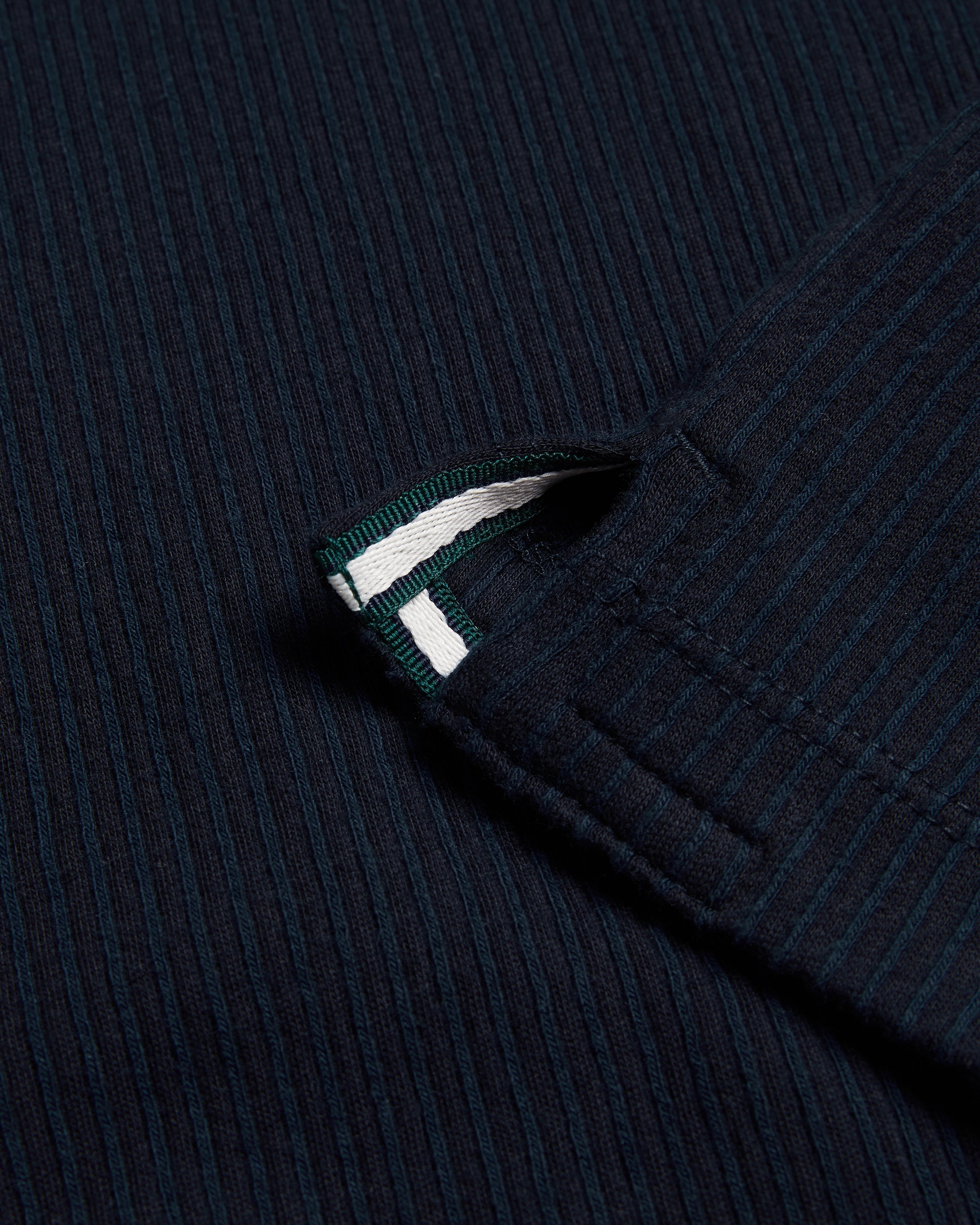 Heynes Ss Regular Fit Textured T-Shirt Navy