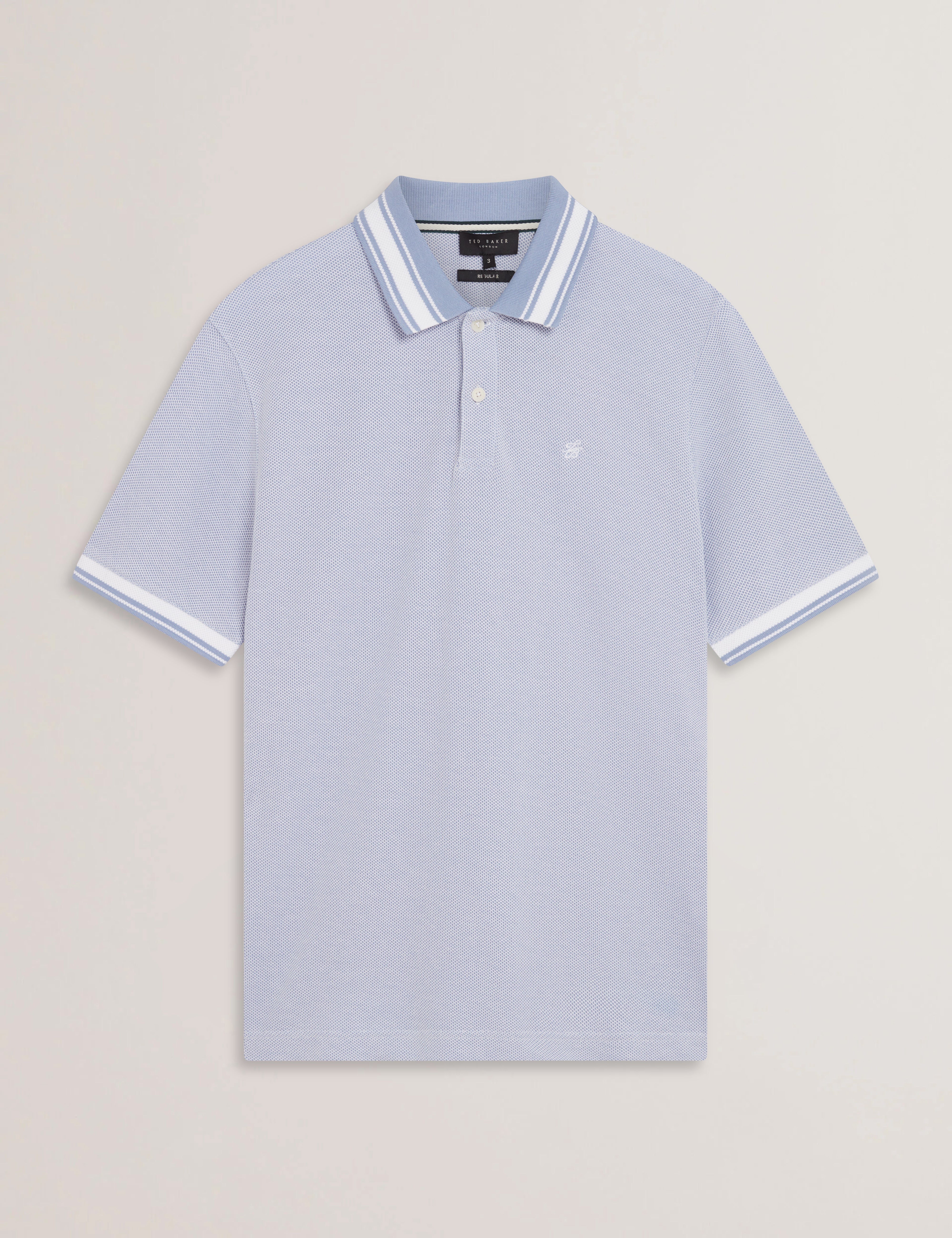 Phenes Ss Regular Fit Textured Polo Lt-Purple