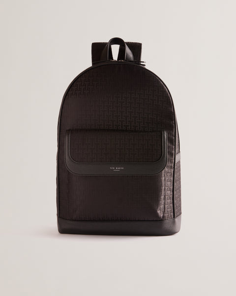 Shop Tedrik T Jacquard Backpack Black for Men Ted Baker UAE