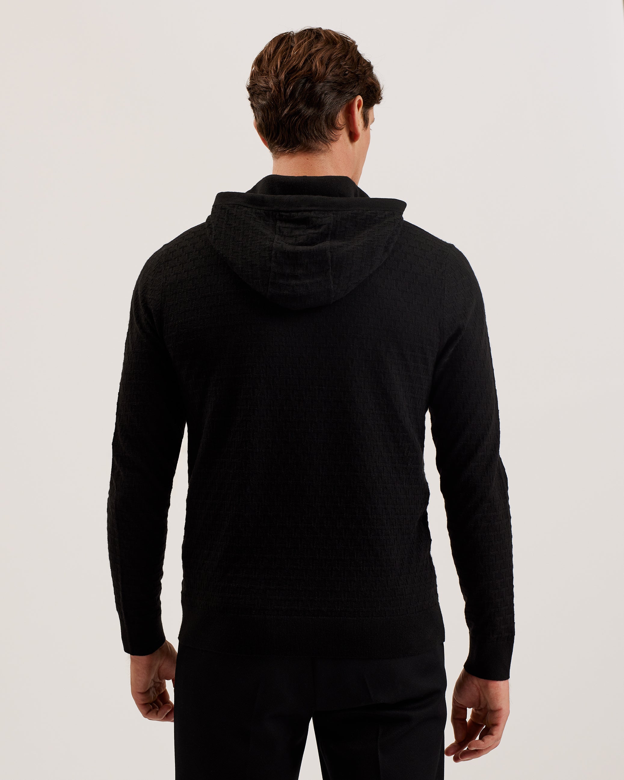 Loular Regular T Stitch Hoodie Black