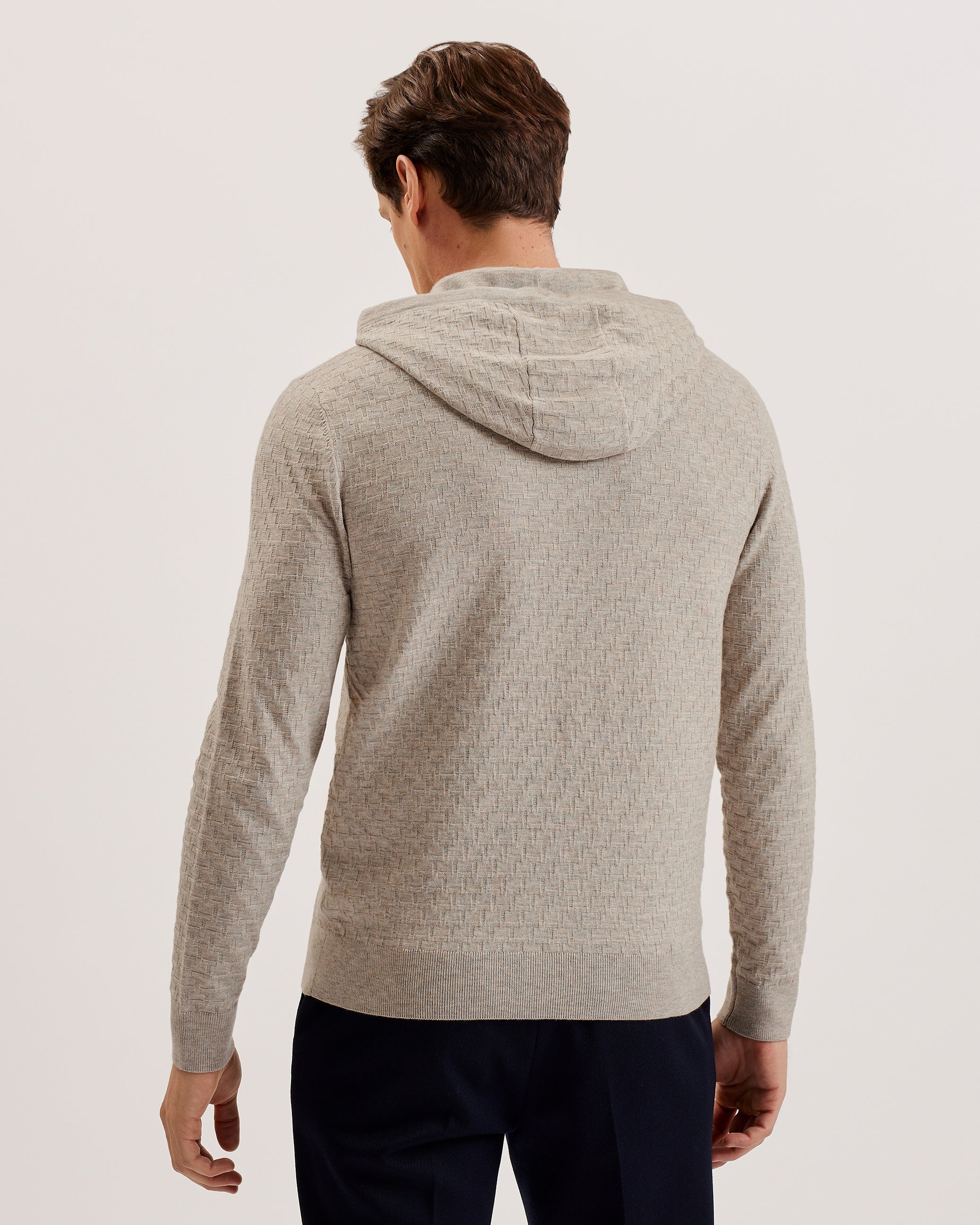 Loular Regular T Stitch Hoodie Taupe