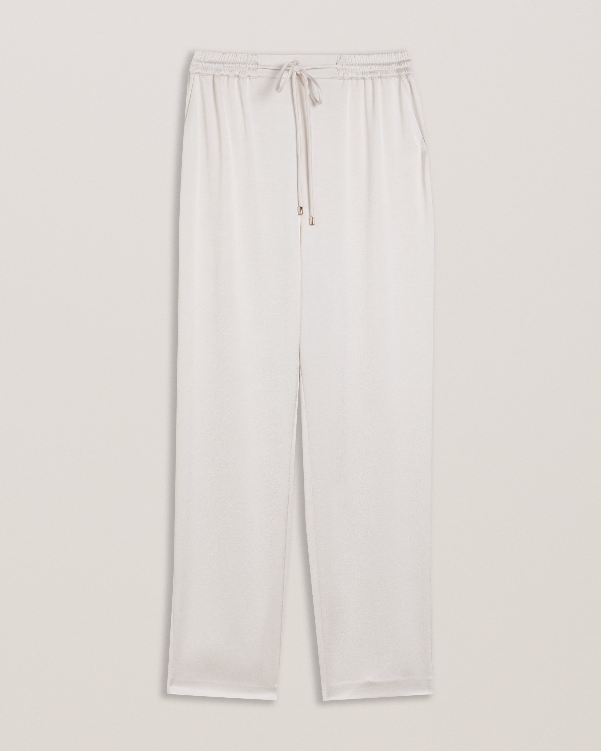 Natori Satin Slim Fit Jogger Ivory