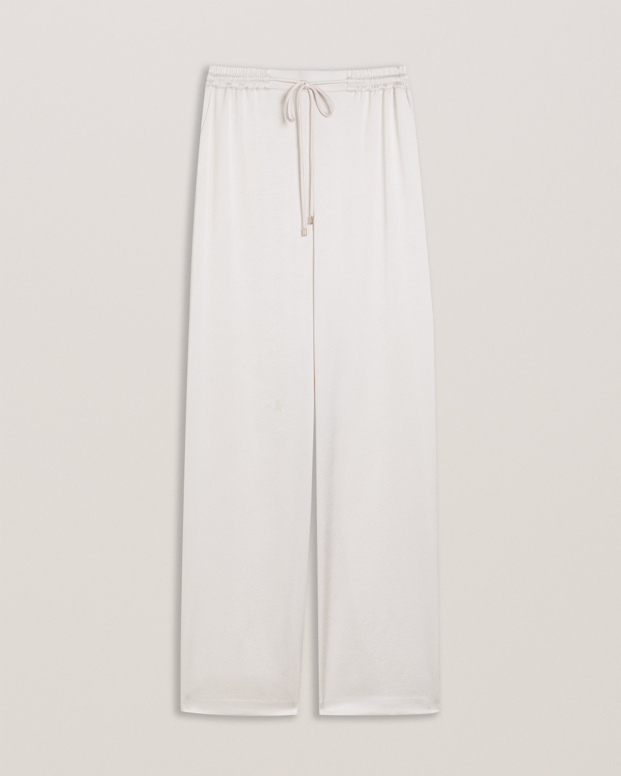 Umaibo Satin Wide Leg Jogger Ivory