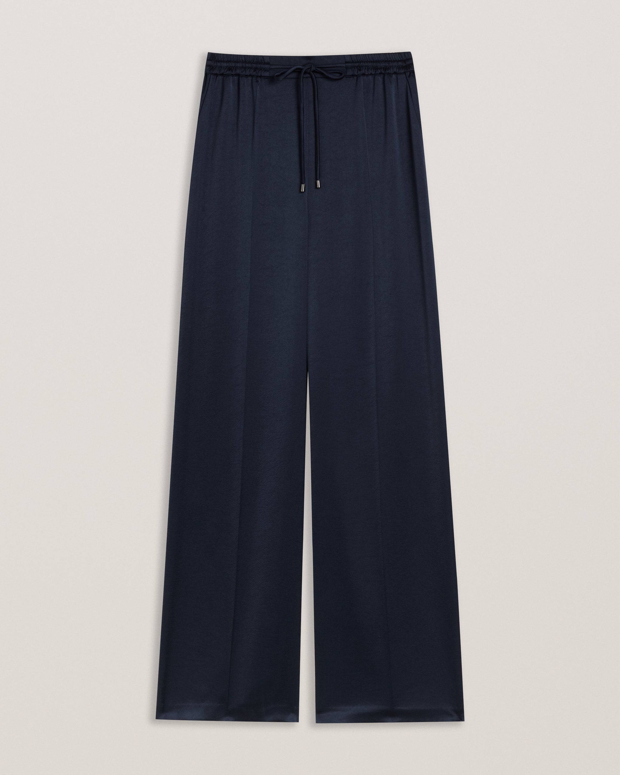 Umaibo Satin Wide Leg Jogger Navy