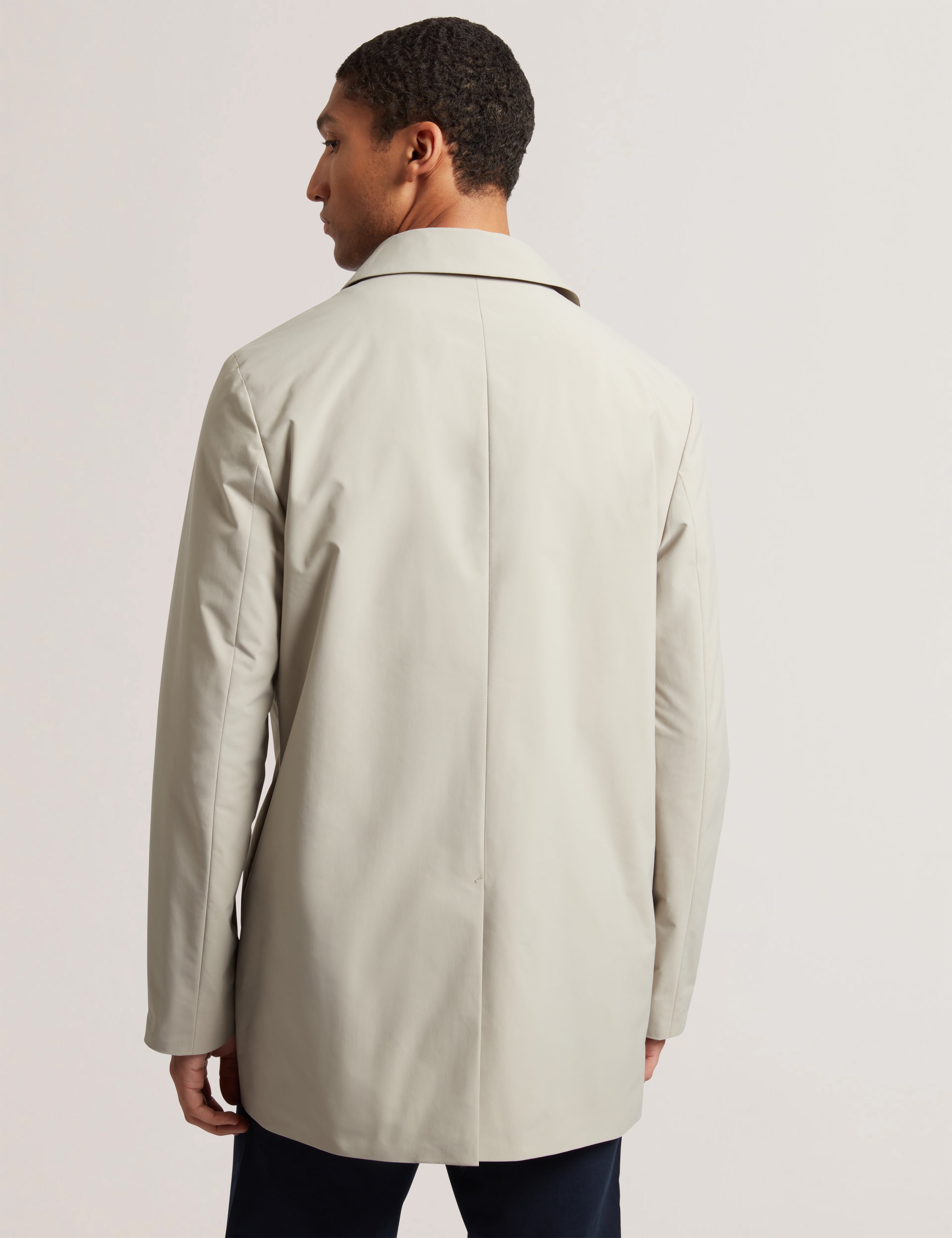 Hummels Smart Nylon Short Mac Coat Ecru