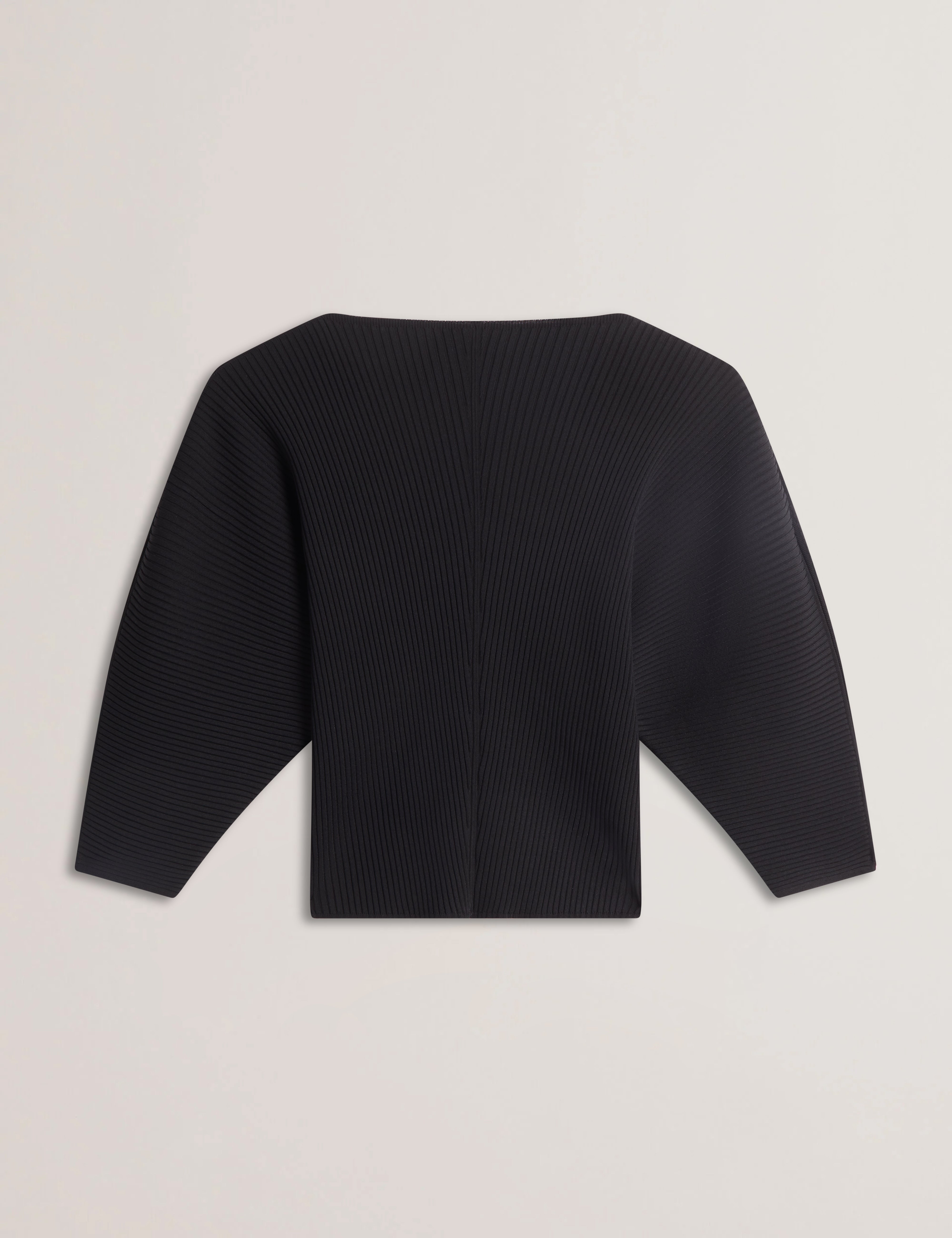 Lilabth Sculptured Rib Sweater Black