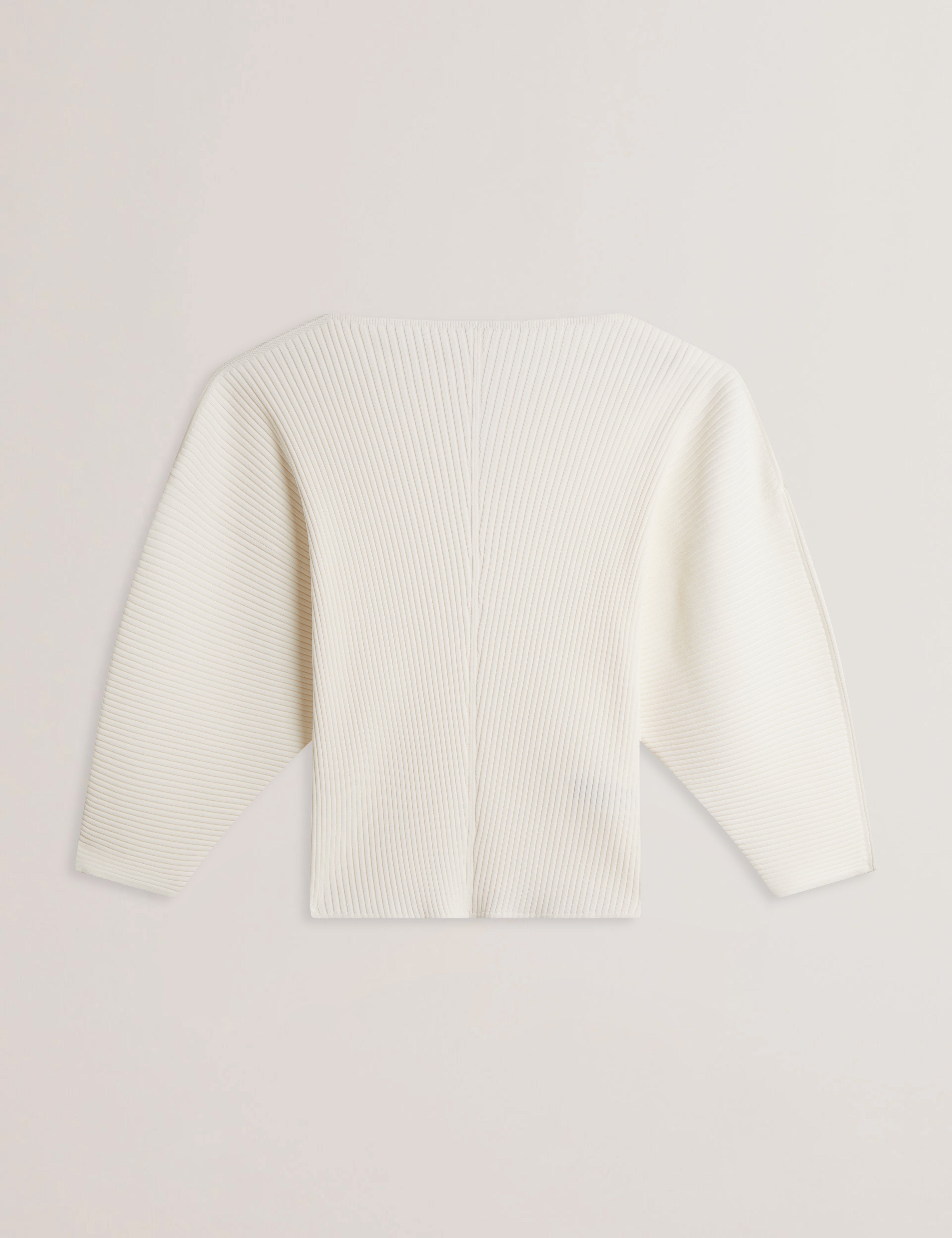 Lilabth Sculptured Rib Sweater Ivory