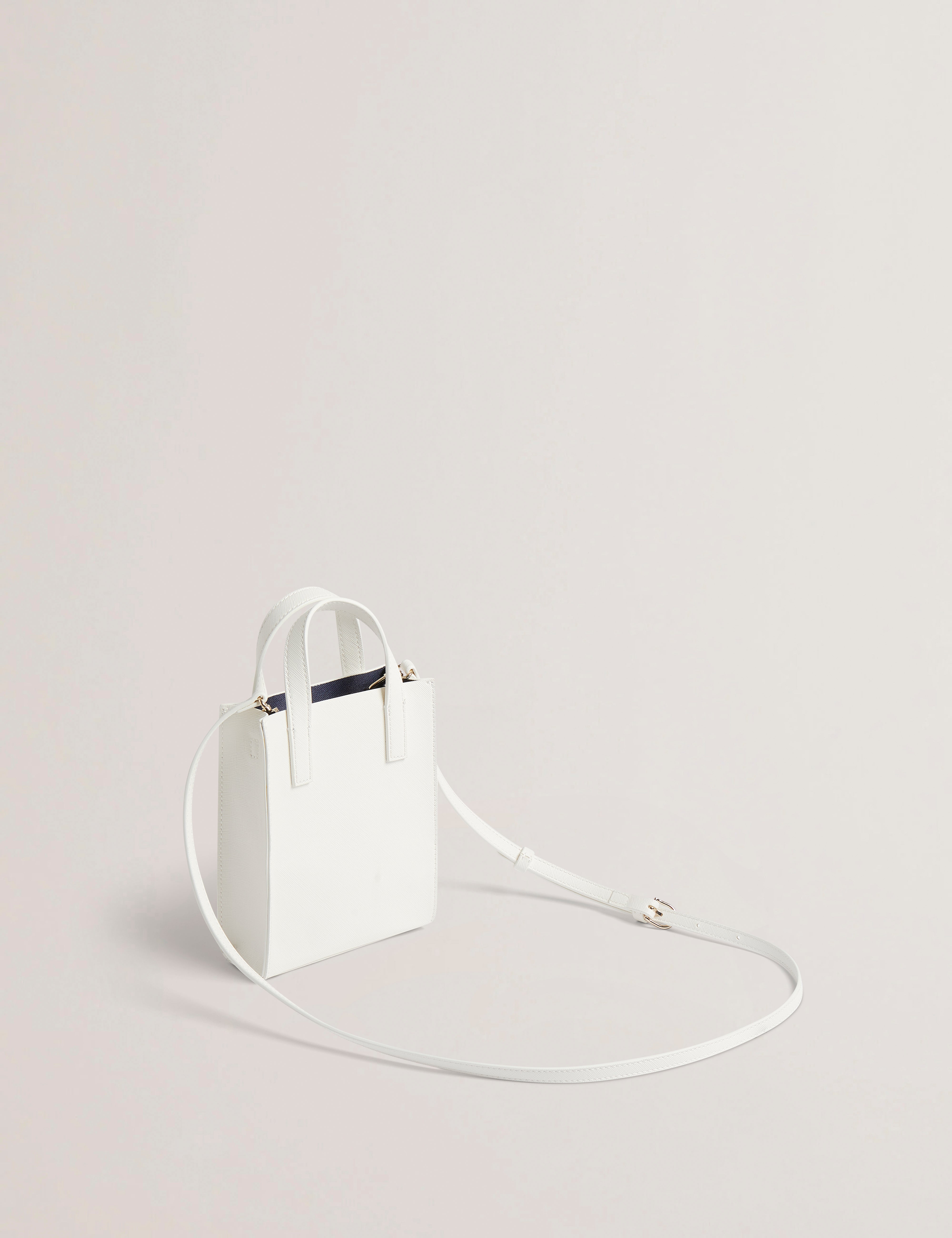 Alimkon Linear Rose Mini Icon Bag Cream