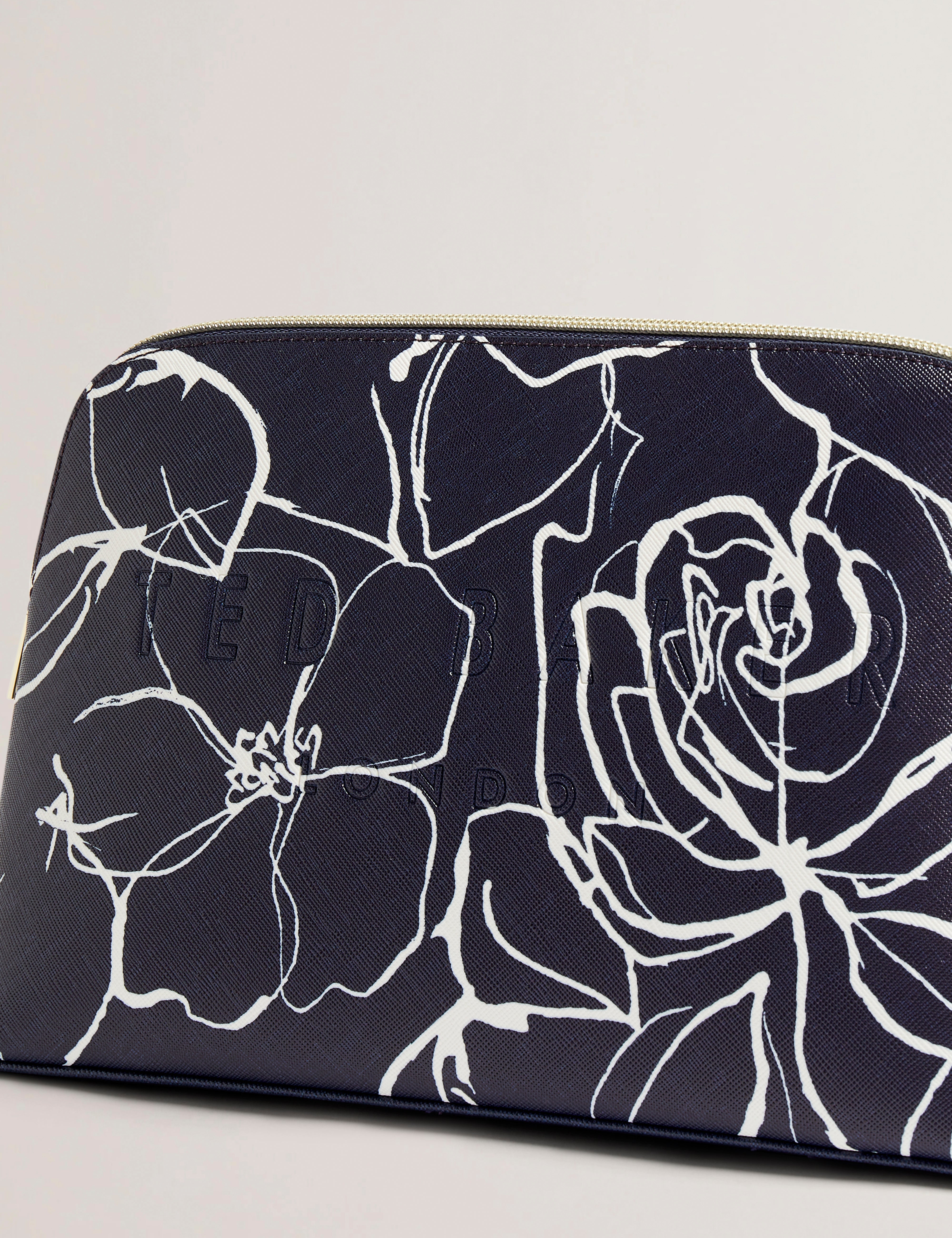 Aliumi Linear Rose Large Washbag Navy