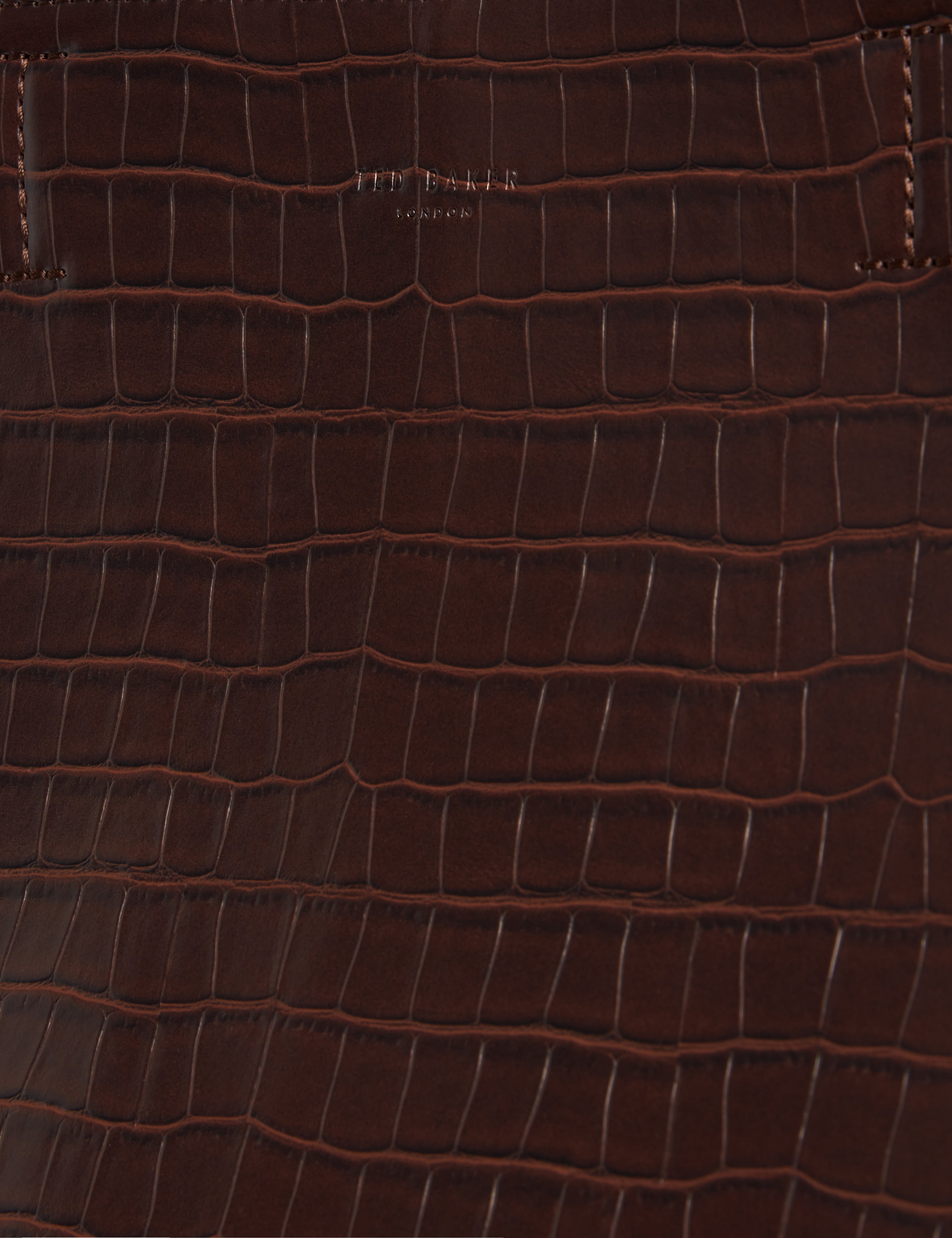 Sophyna Croc Effect Collapsible Large Brown