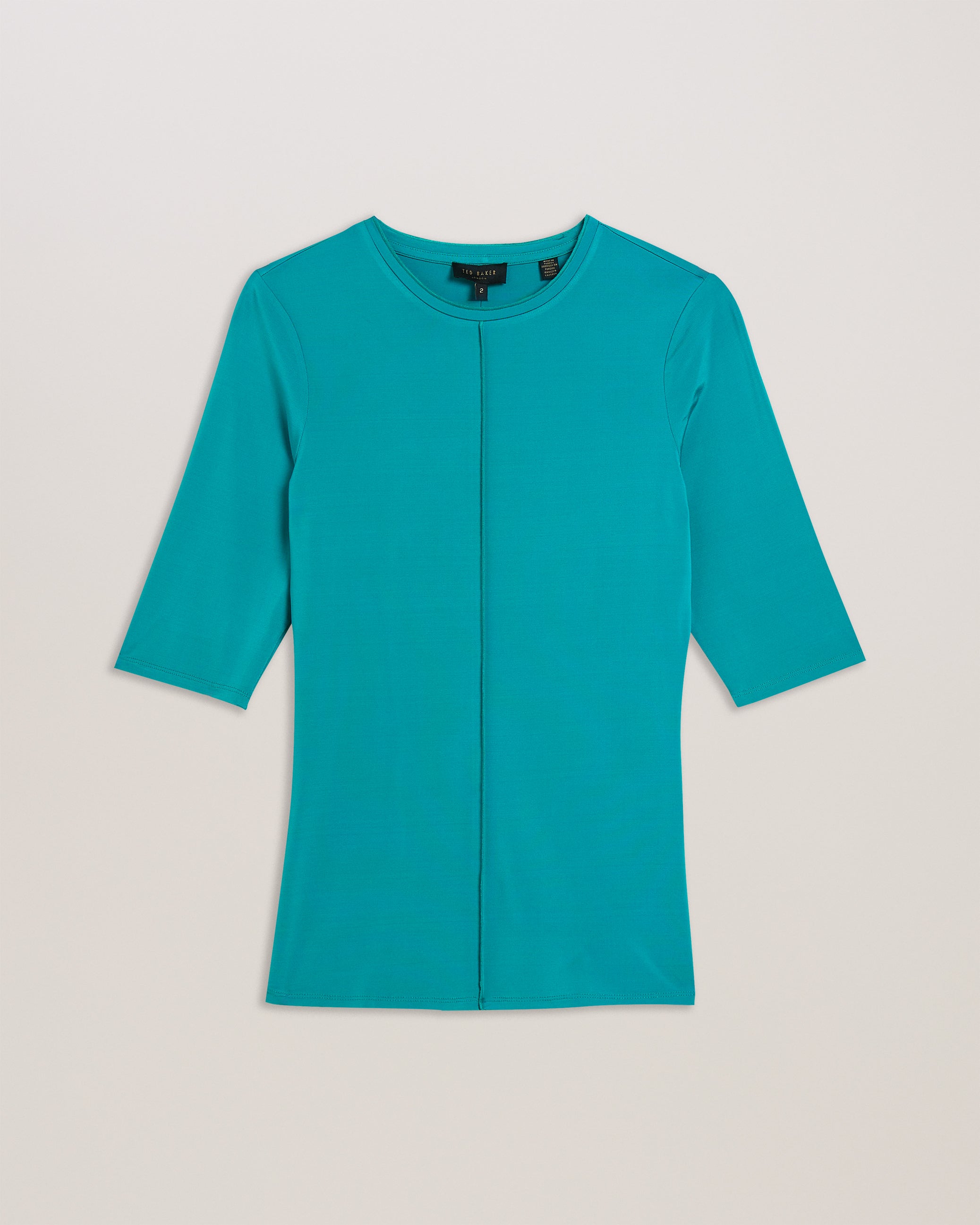 Laurre Slinky Short Sleeve Jersey Top Brt-Green