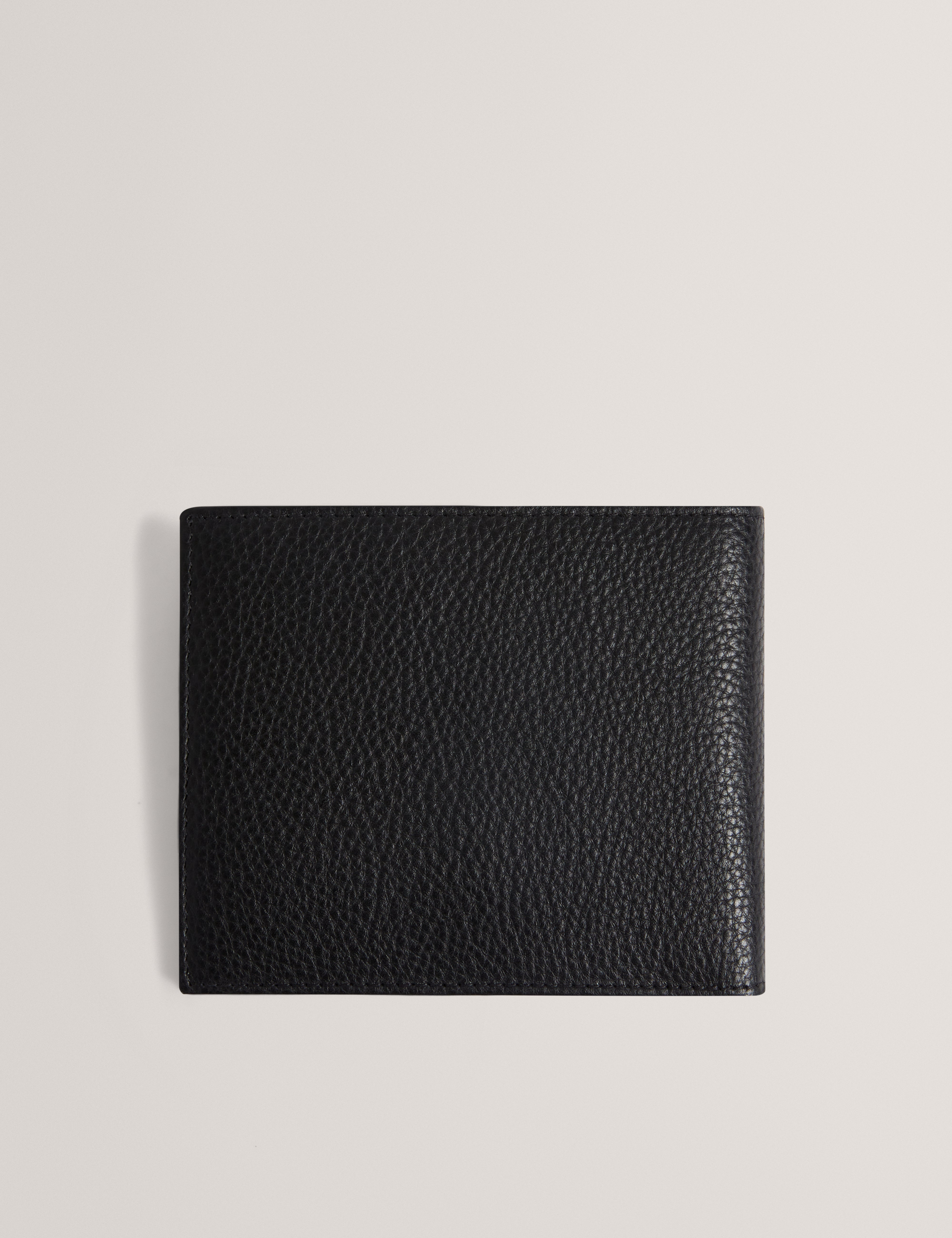 Grands Stripe Leather Keyring And Wallet Set Black