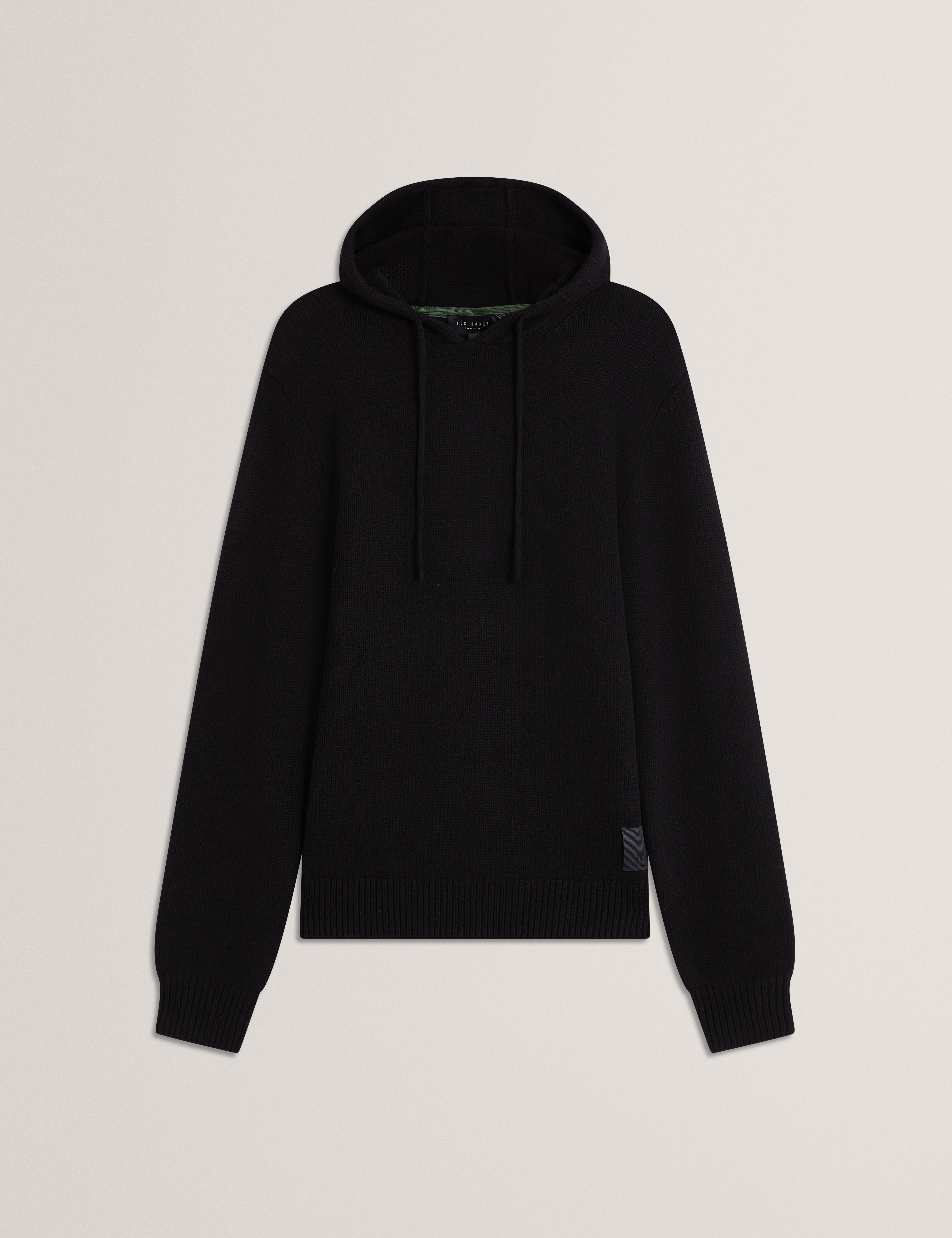 Kins Merino Wool Blend Hoodie Black