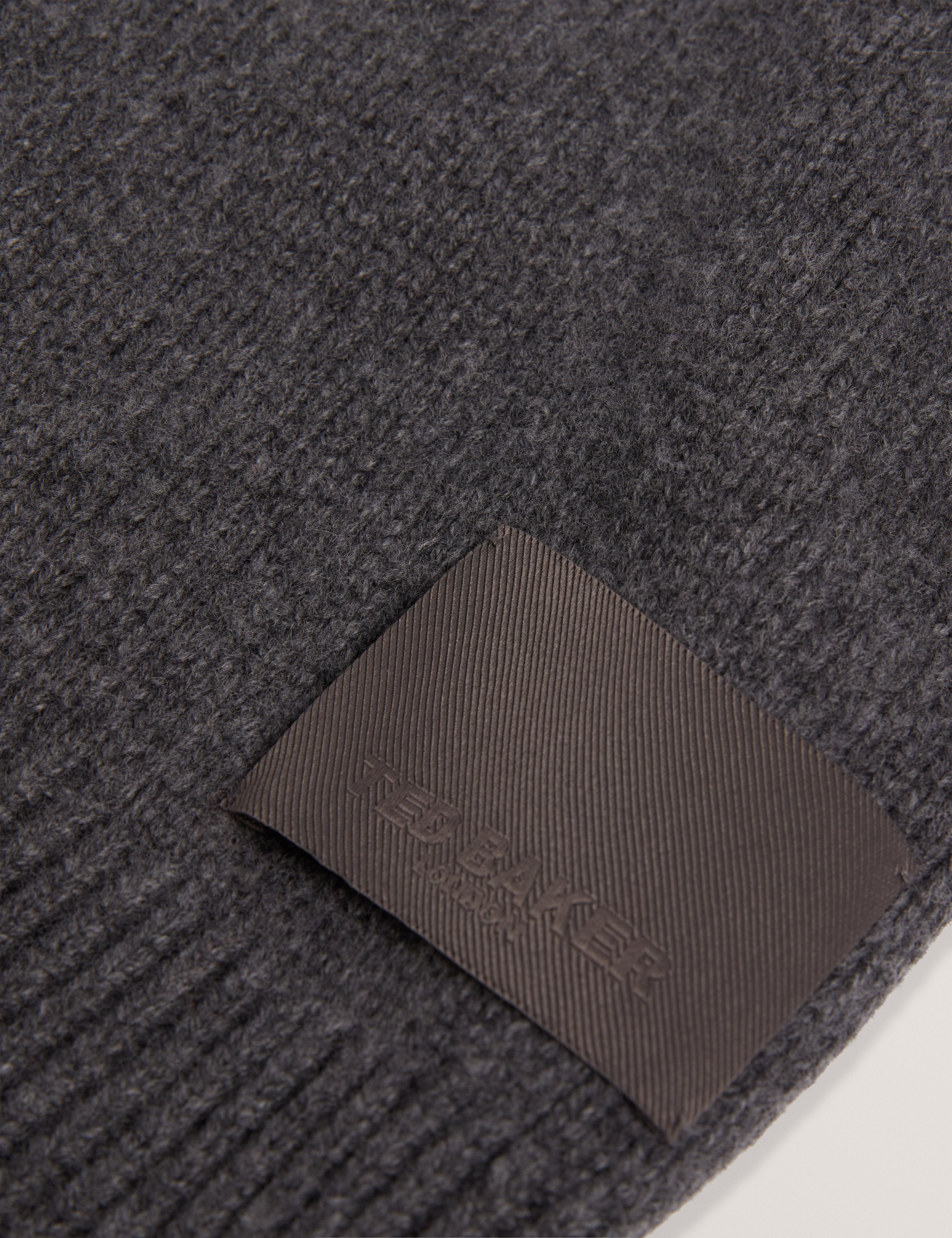 Kins Merino Wool Blend Hoodie Charcoal