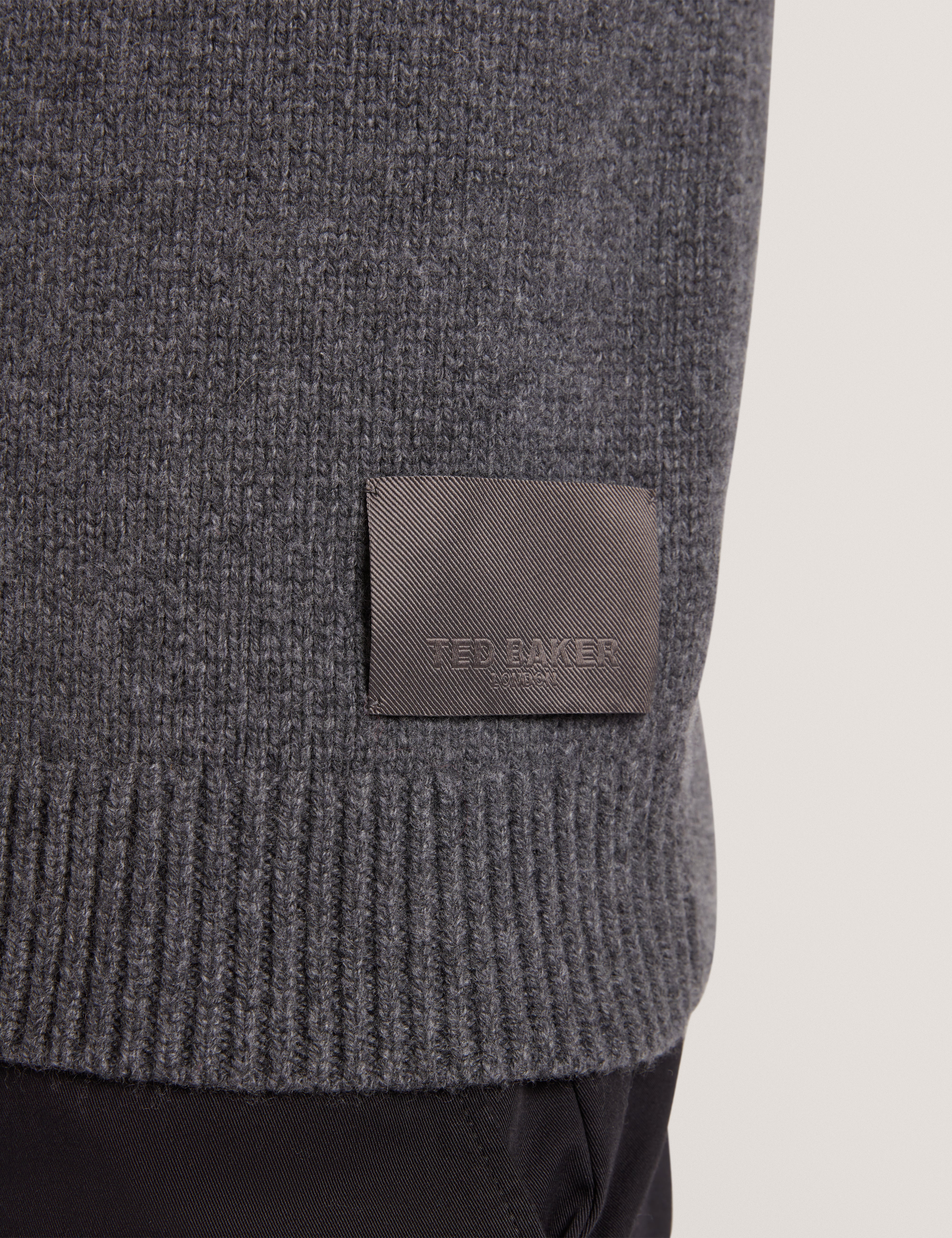 Kins Merino Wool Blend Hoodie Charcoal