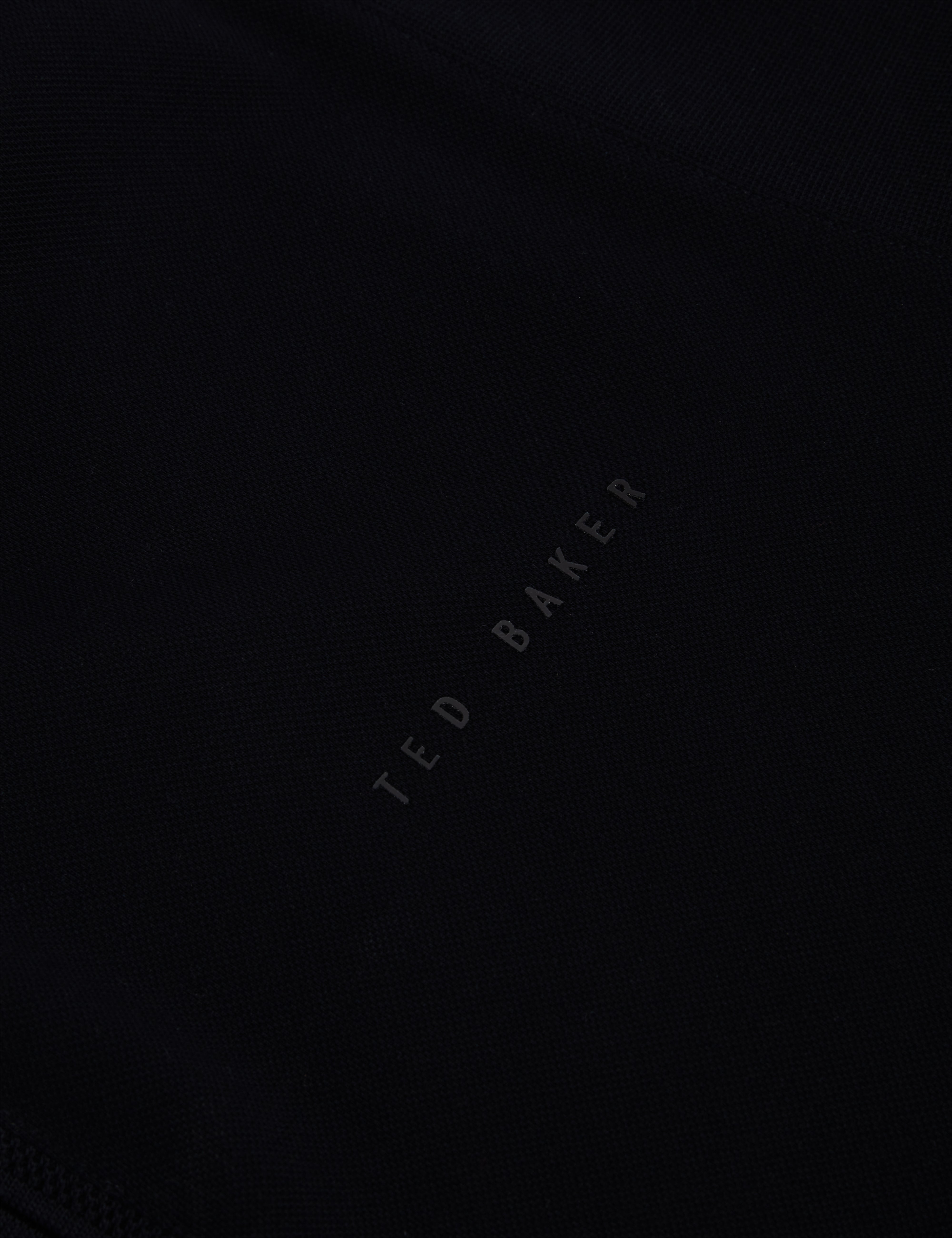 Cyrile Branded Honeycomb Trim Ss Polo Navy
