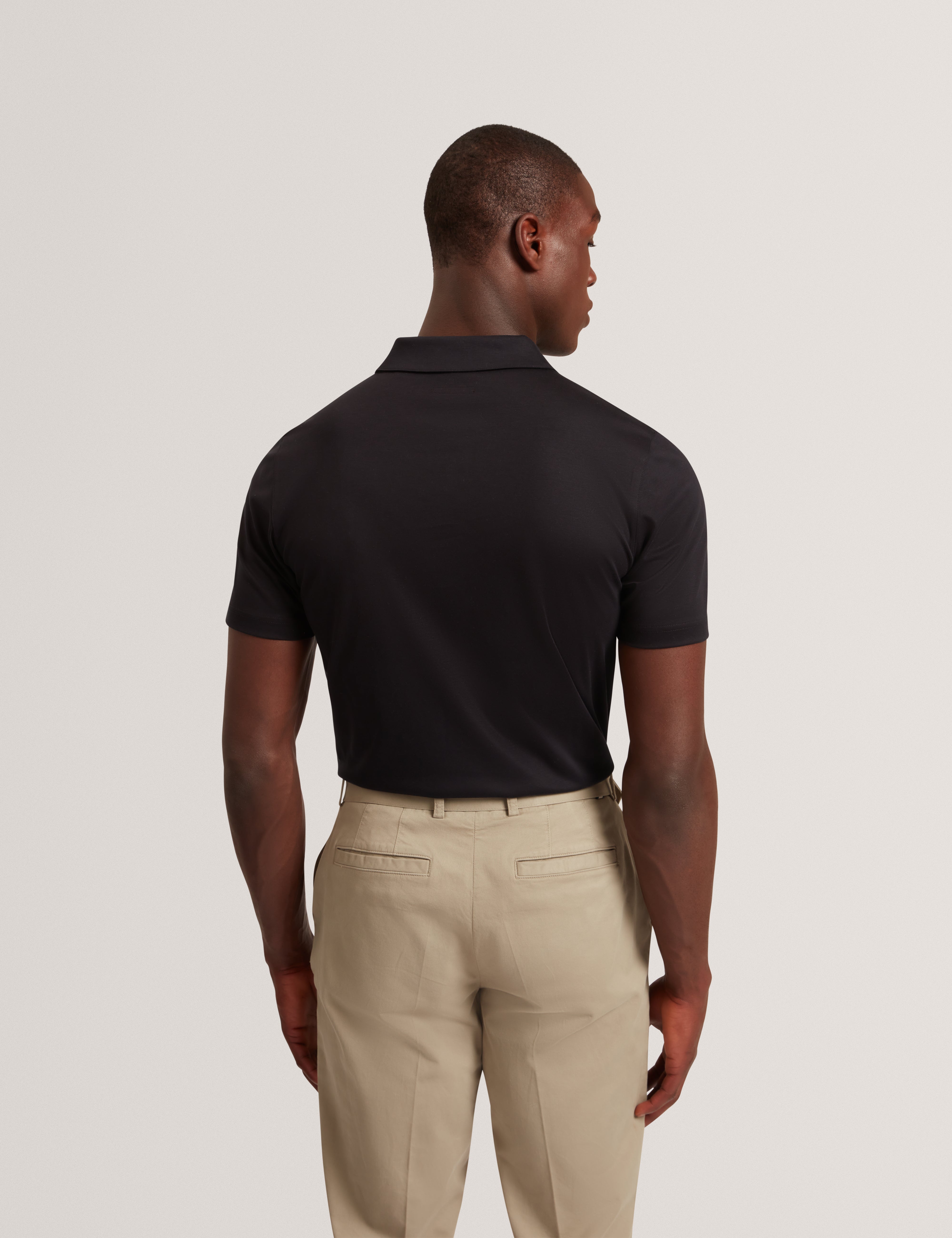 Connall Ss Regular Soft Touch Polo Black