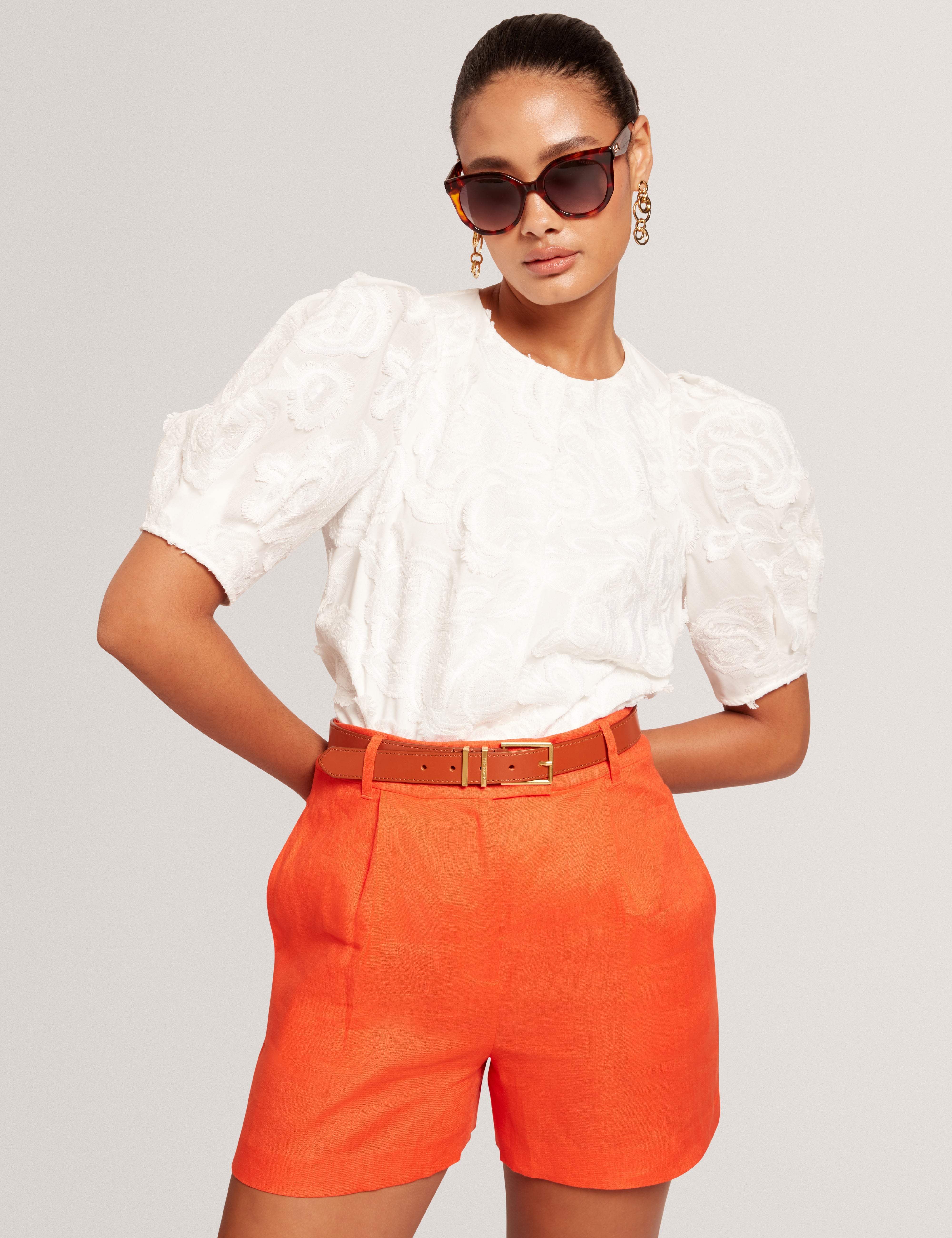 Taleigh Leather Belt Tan