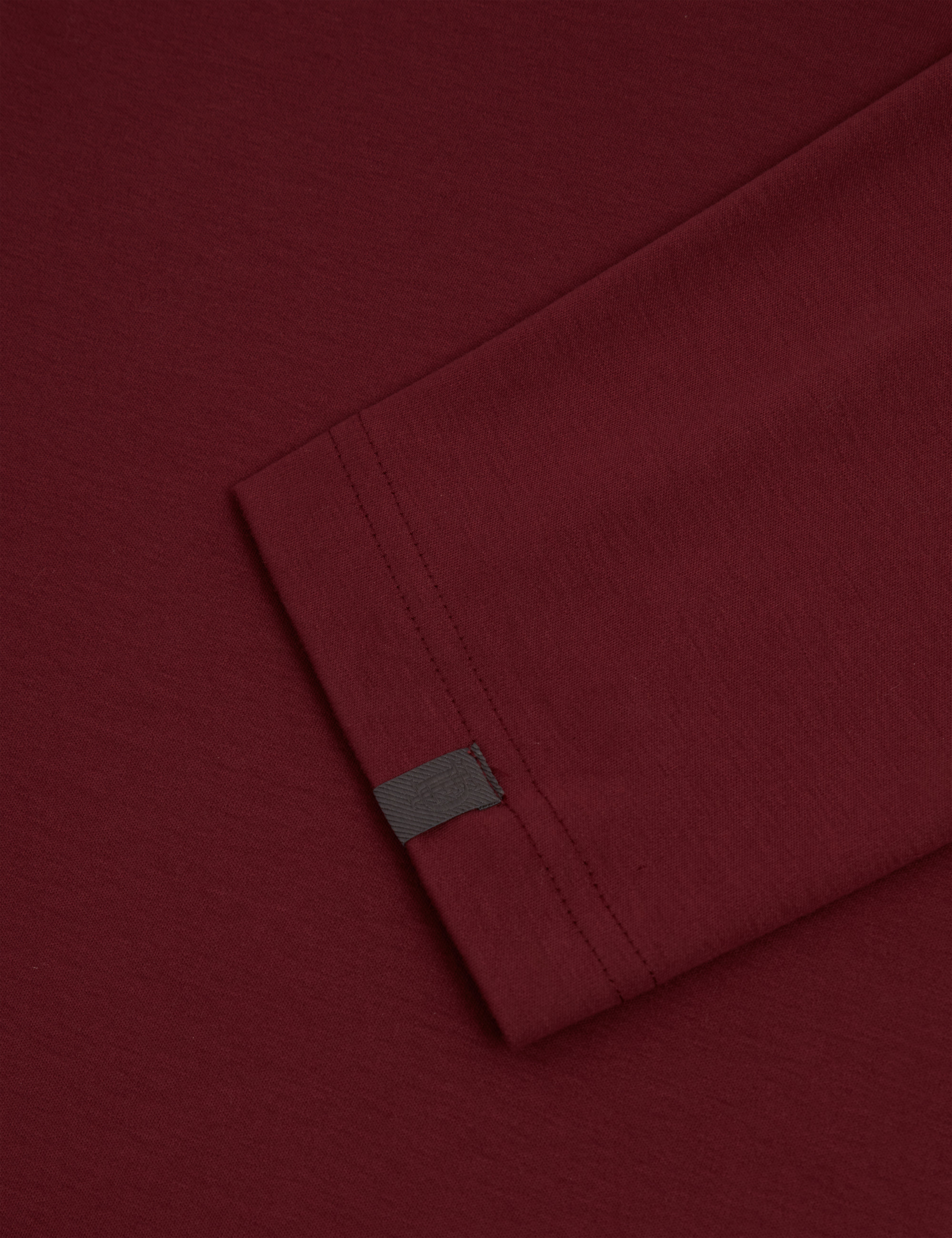 Ignac Long Sleeve Regular Soft Touch Polo Maroon