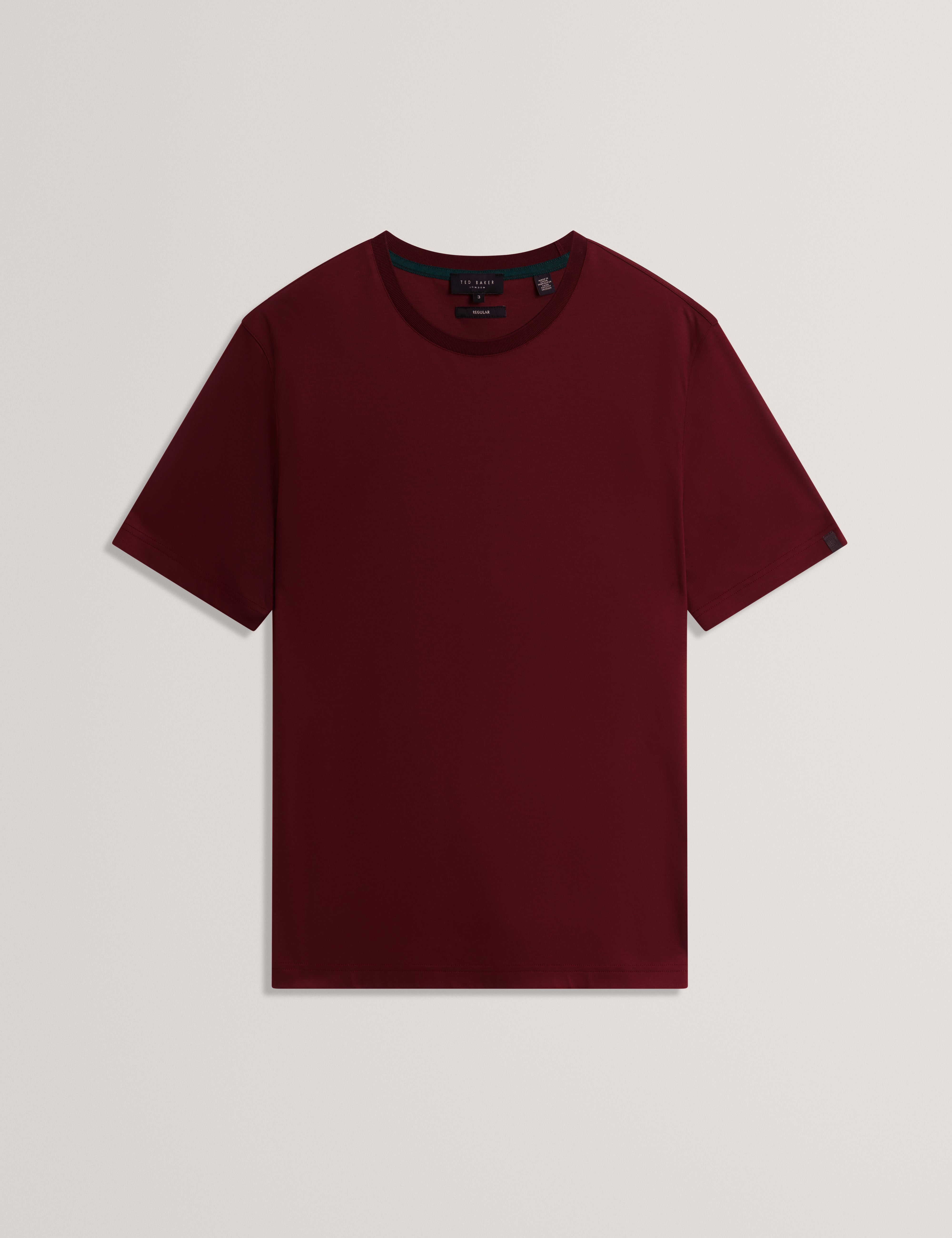 Konrrad Ss Regular Soft Touch T-Shirt Maroon